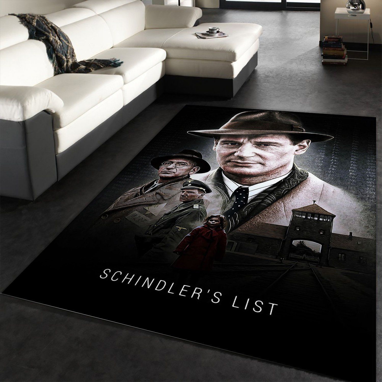 Schindlers List Area Rug Movie Rug Christmas Gift US Decor - Indoor Outdoor Rugs