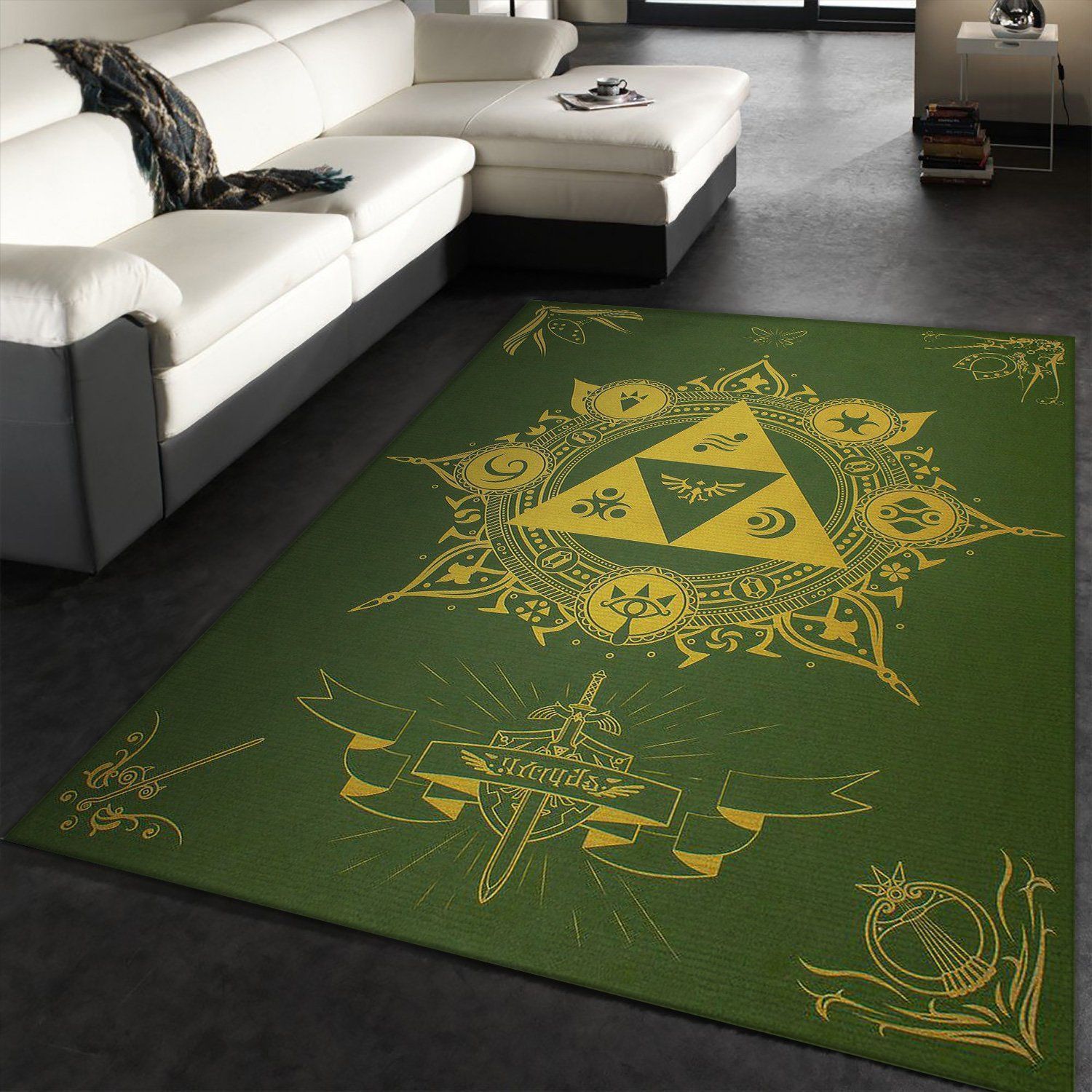 The Legend of Zelda Nintendo Switch Gaming Collection Area Rugs Living Room Carpet Floor Decor The US Decor - Indoor Outdoor Rugs