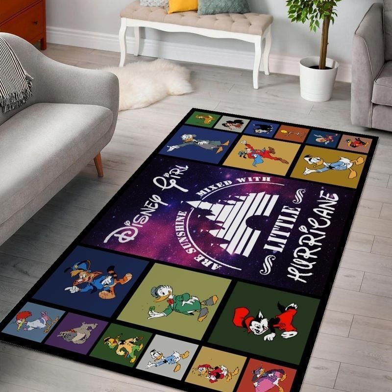 Disney Girls Living Room Area Rug For Christmas, Bedroom Rug, Christmas Gift US Decor - Indoor Outdoor Rugs