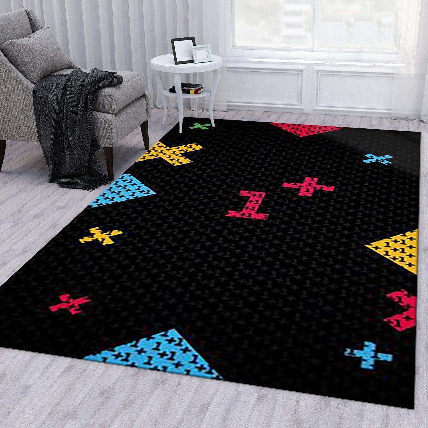 Playstation V49 Area Rug For Gift Bedroom Rug US Gift Decor - Indoor Outdoor Rugs