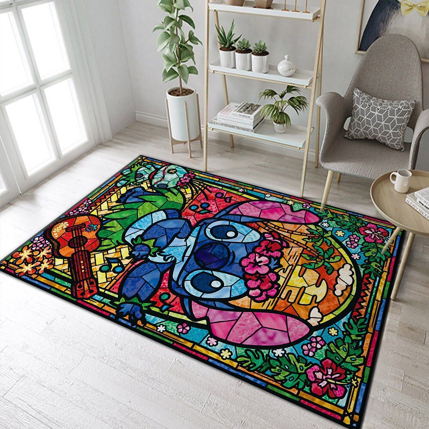 Lilo and Stitch Disney rug Floor Decor The US Decor - Indoor Outdoor Rugs