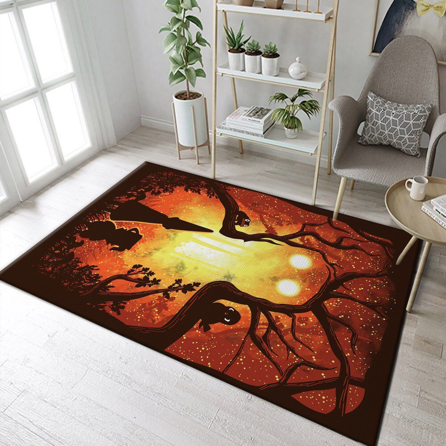 Inspired By The Cartoon Tv Show Over The Garden Wall Area Rug Carpet, Gift for fans, Home Decor Floor Decor - Indoor Outdoor Rugs