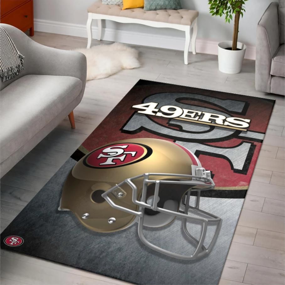 San Francisco 49ers Nfl Team Area Rug Rugs For Living Room Rug Home Decor - Indoor Outdoor Rugs