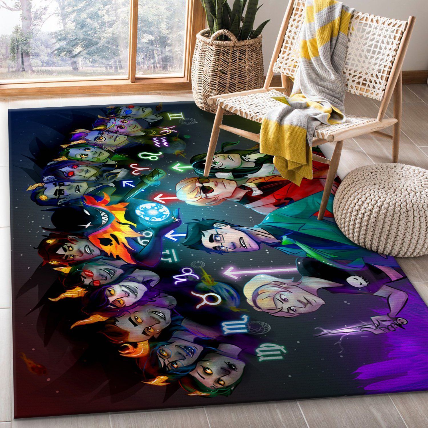 Homestuck V6 Comic Area Rug Living Room Rug Home Decor Floor Decor - Indoor Outdoor Rugs