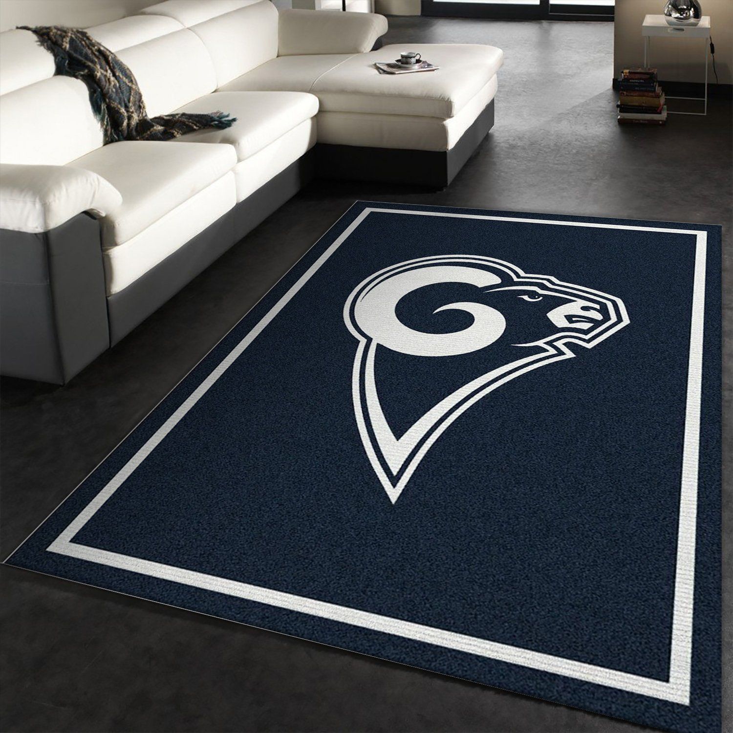 Los Angeles Rams Imperial Spirit Rug NFL Area Rug, Bedroom, Family Gift US Decor - Indoor Outdoor Rugs