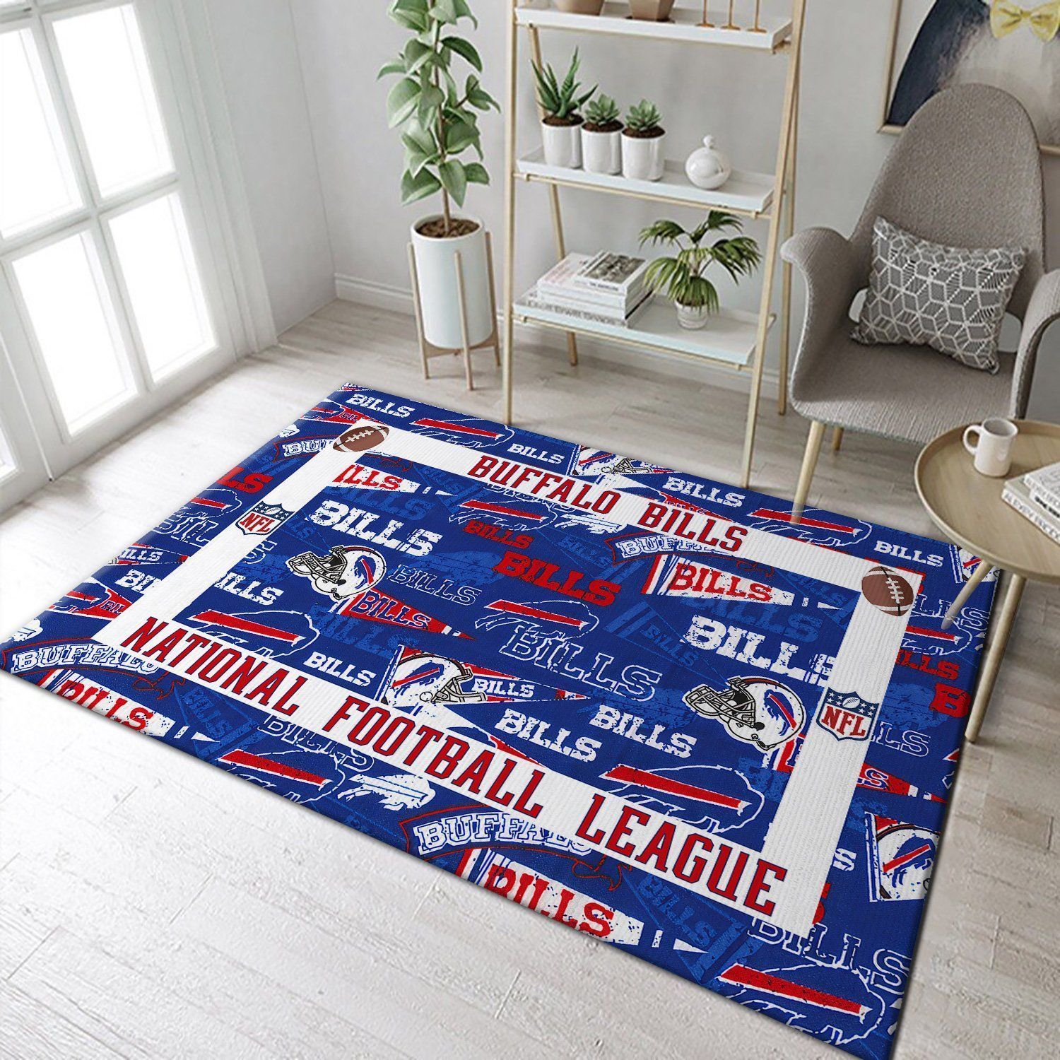 Buffalo Bills Area Rugs Living Room Carpet Christmas Gift Floor Decor The US Decor - Indoor Outdoor Rugs