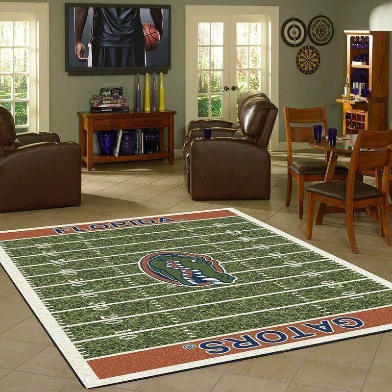 Nfl Football Fans Florida Gators Home Field Area Rug Football Home Decor - Indoor Outdoor Rugs