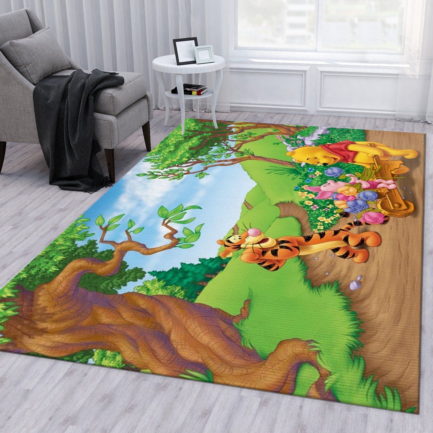 Winnie The Pooh Ver15 Rug Bedroom Rug Home Decor Floor Decor - Indoor Outdoor Rugs