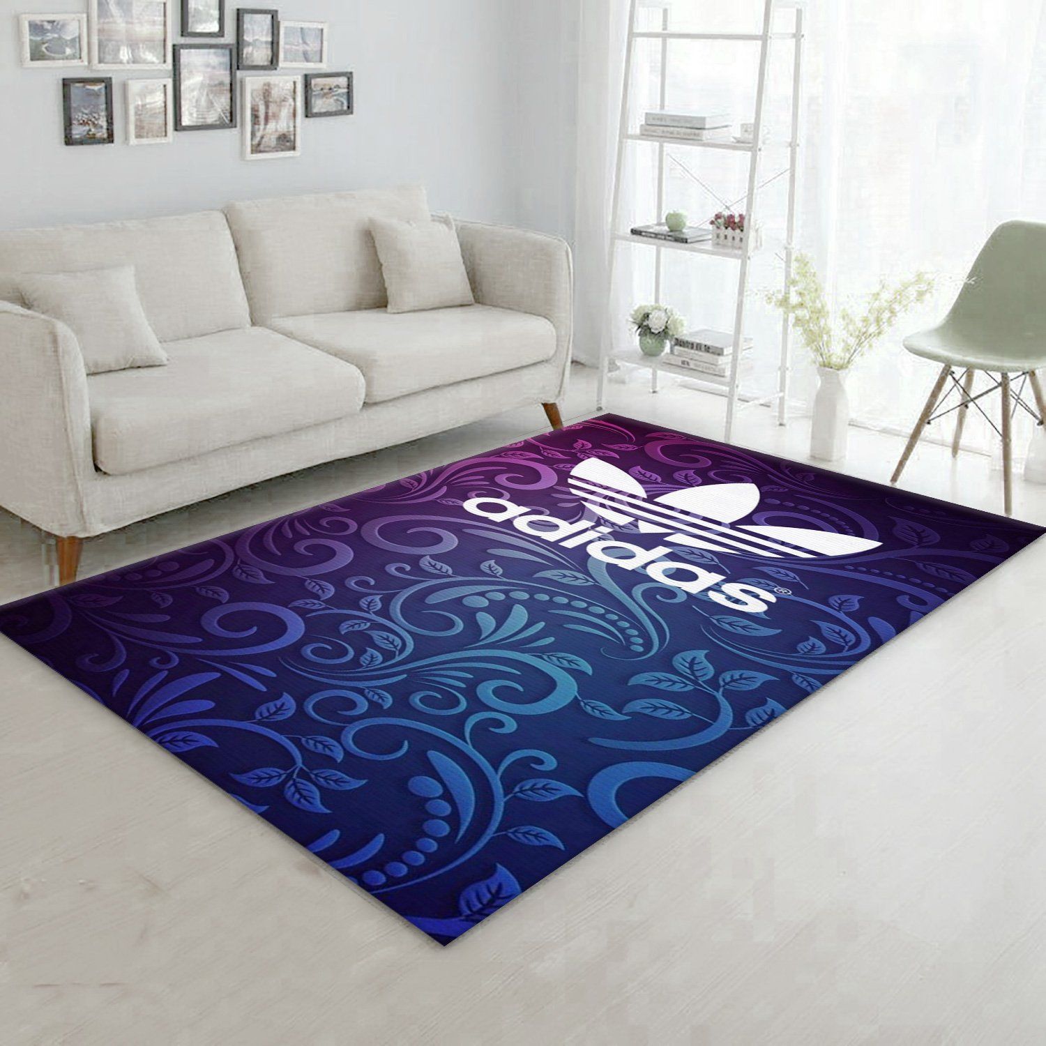 Adidas Area Rug Bedroom Rug Family Gift US Decor - Indoor Outdoor Rugs