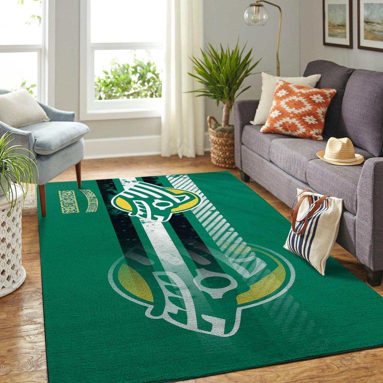 Alaska Anchorage Seawolves Rug Room Carpet Sport Custom Area Floor Mat Home Decor - Indoor Outdoor Rugs