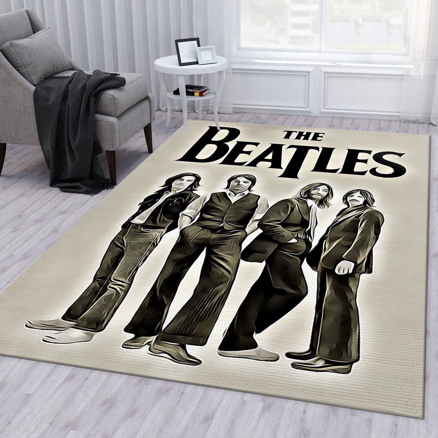 The Beatles Area Rug For Christmas Bedroom Rug Home Decor Floor Decor - Indoor Outdoor Rugs