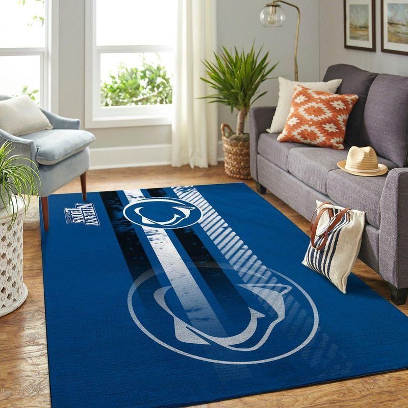 Penn State Nittany Lions Ncaa Rug Room Carpet Sport Custom Area Floor Home Decor - Indoor Outdoor Rugs