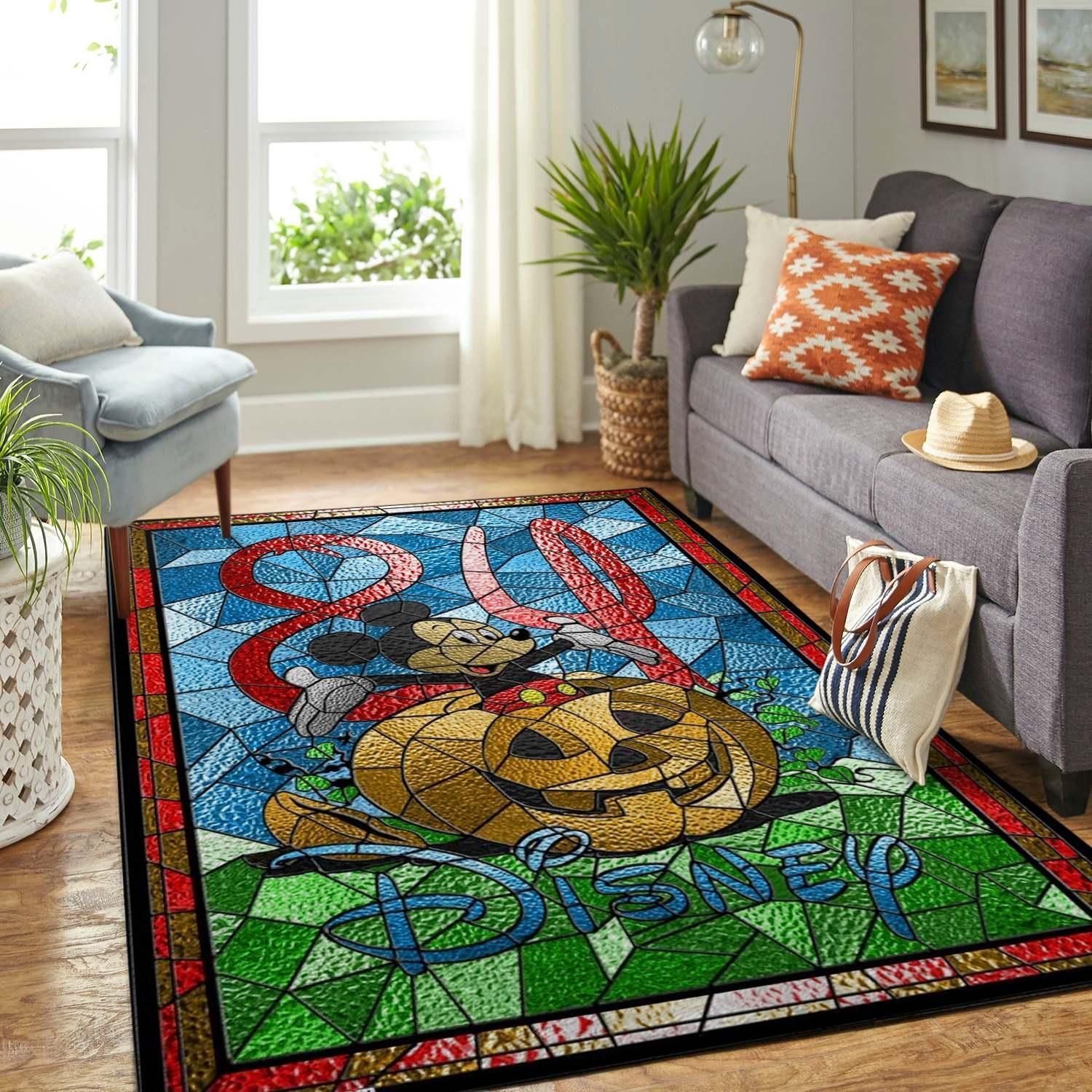 Mickey Mouse Disney Living Room Area Rug Carpet, Kitchen Rug, Christmas Gift US Decor - Indoor Outdoor Rugs