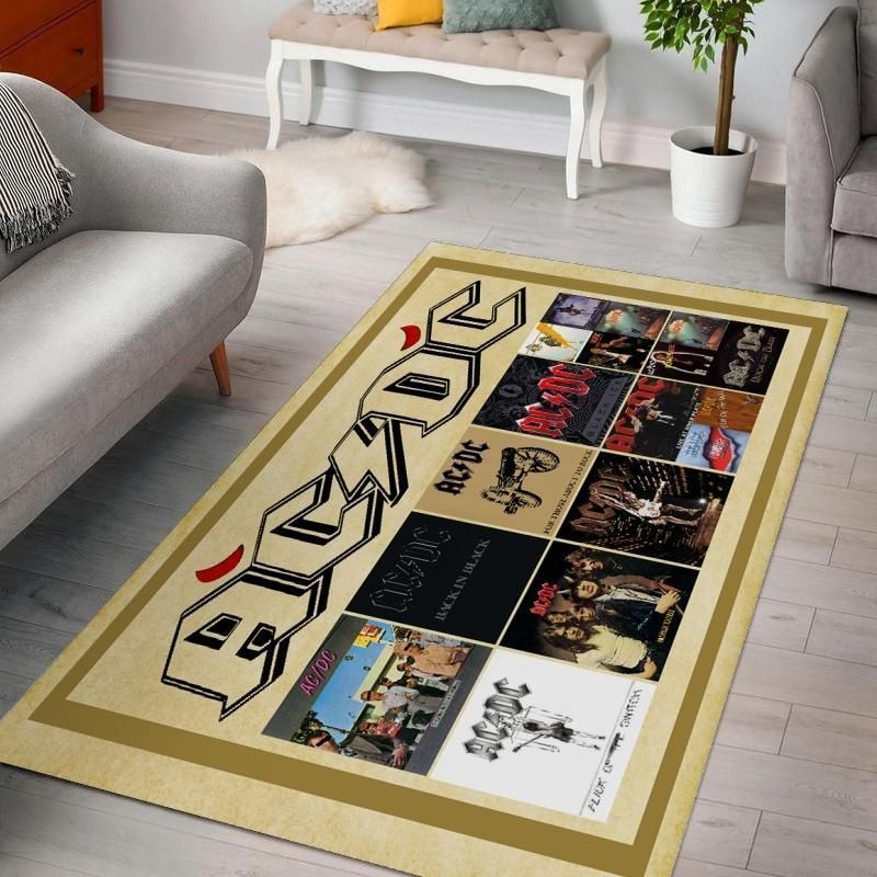 Acdc Ver 2 Rug Bedroom Rug Home Decor Floor Decor - Indoor Outdoor Rugs