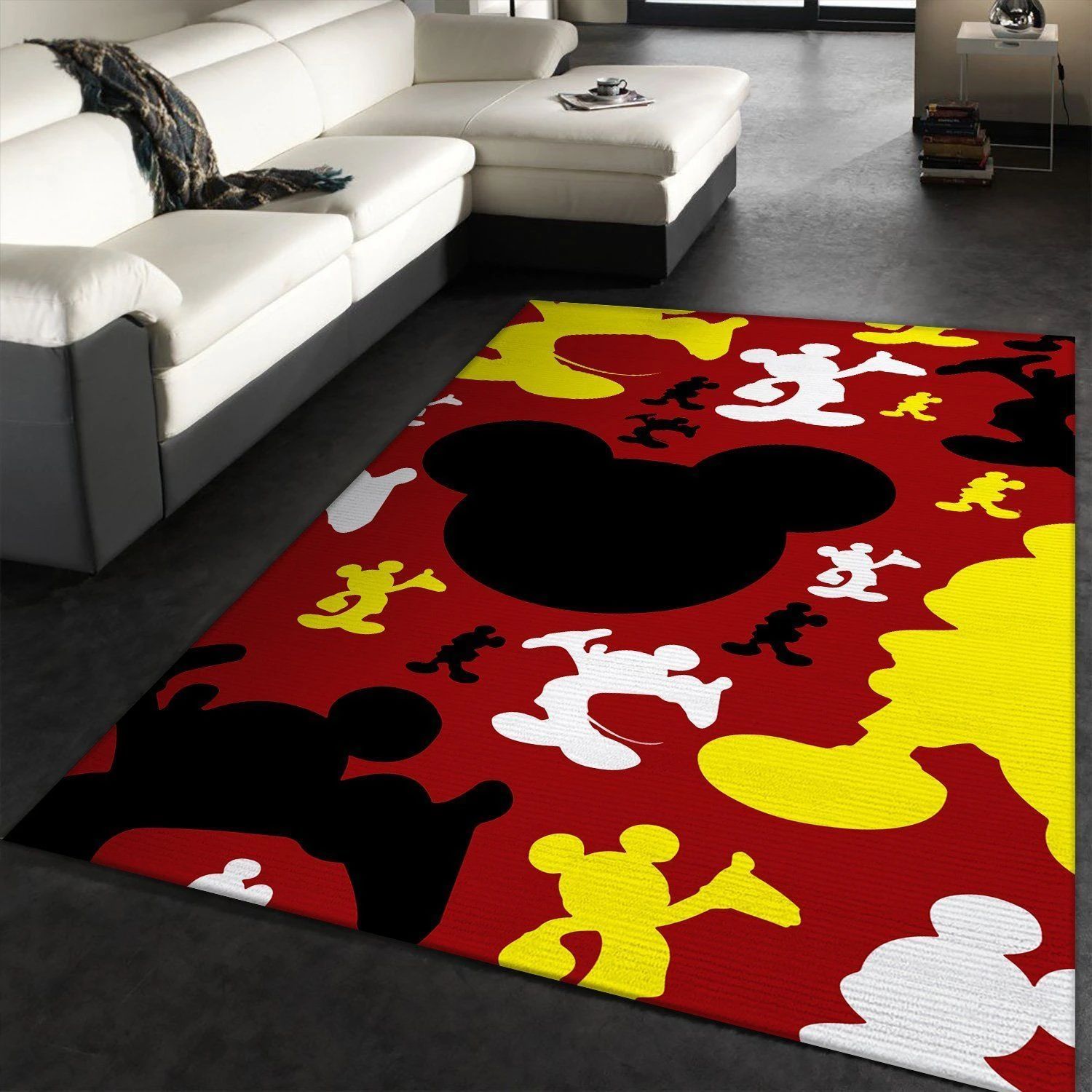 Mickey Mouse Area Rugs Living Room Carpet Floor Decor The US Decor - Indoor Outdoor Rugs