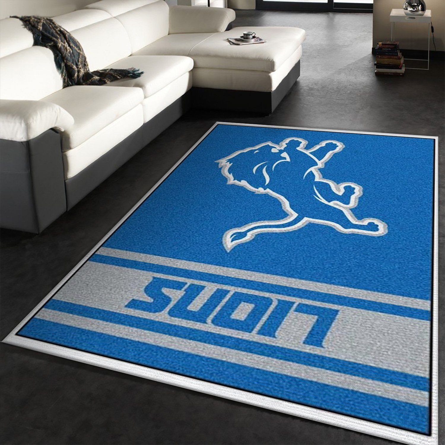 Nfl Detroit Lions Area Rug, Bedroom Rug, Family Gift US Decor - Indoor Outdoor Rugs