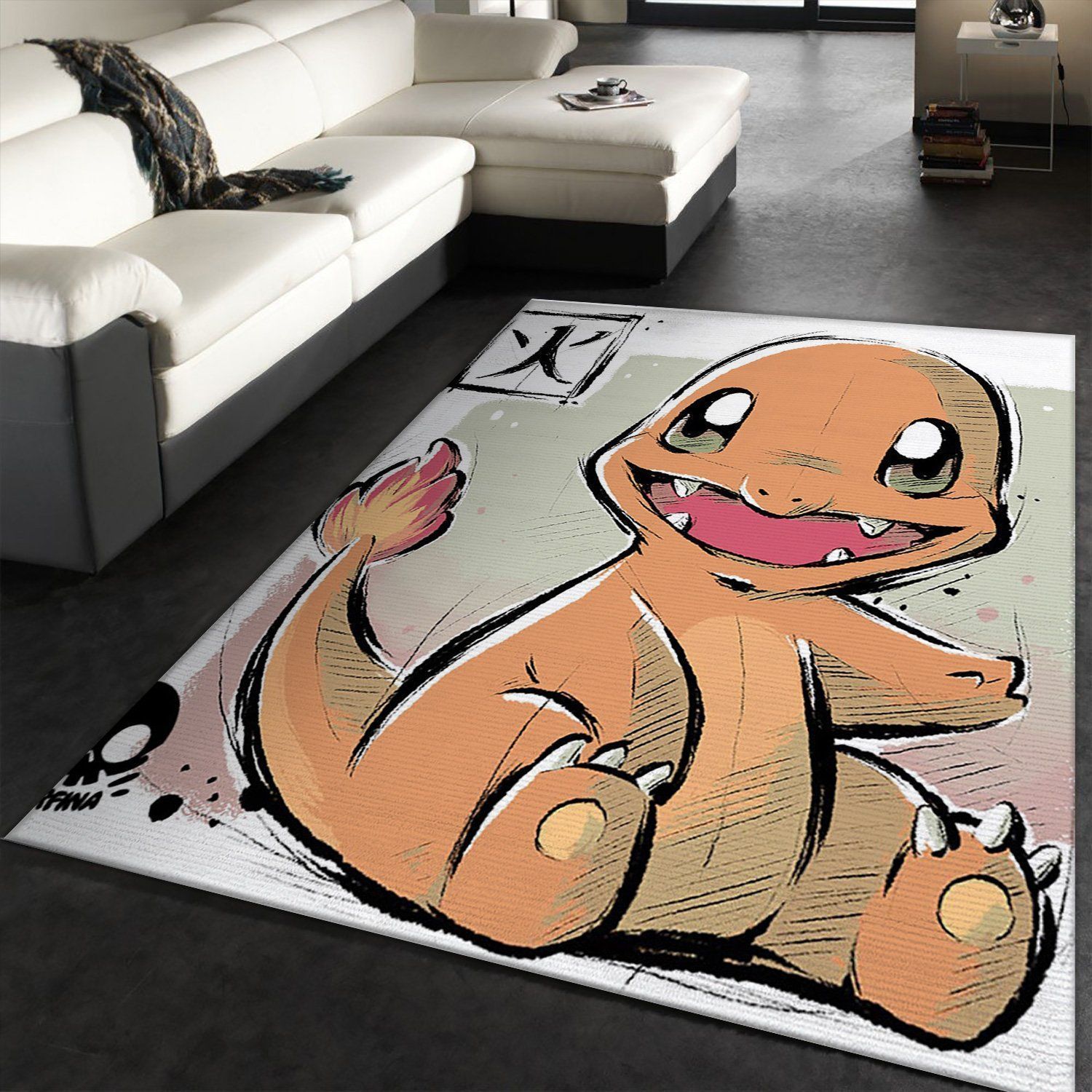 Fire Area Rug For Christmas, Living Room Rug, Christmas Gift US Decor - Indoor Outdoor Rugs