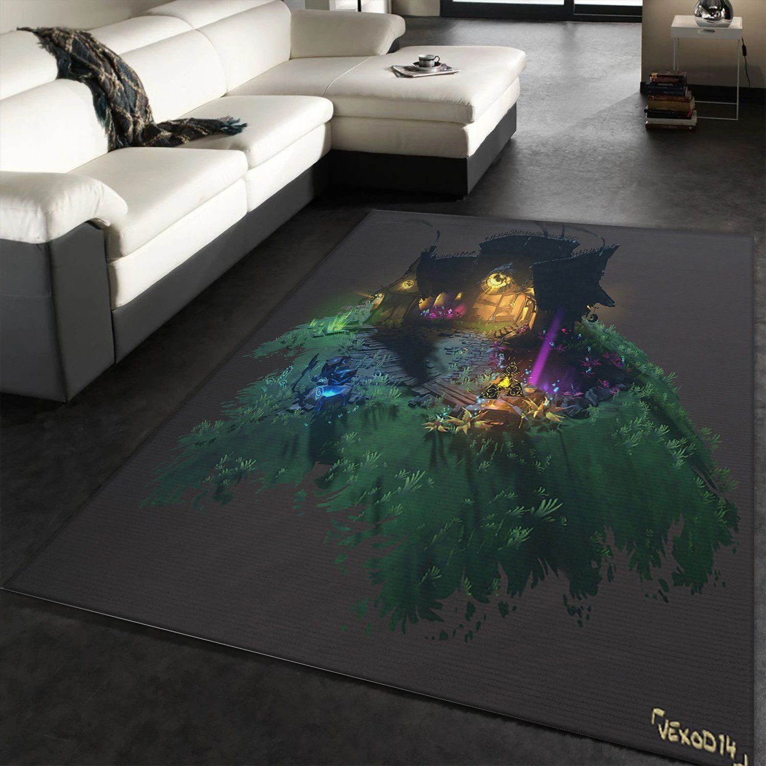 Etienne Beschet Set Arcanisthouse Screenshot 01 Area Rug, Bedroom, Christmas Gift US Decor - Indoor Outdoor Rugs