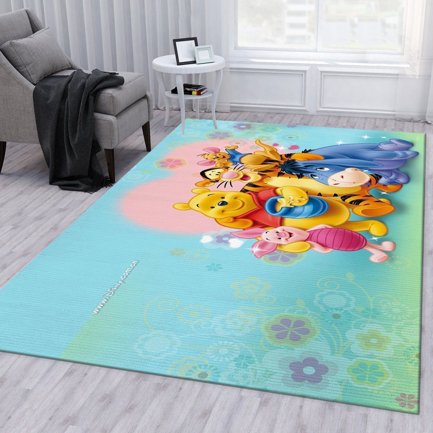 Winnie The Pooh Ver4 Area Rug Living Room Rug Home Decor Floor Decor - Indoor Outdoor Rugs