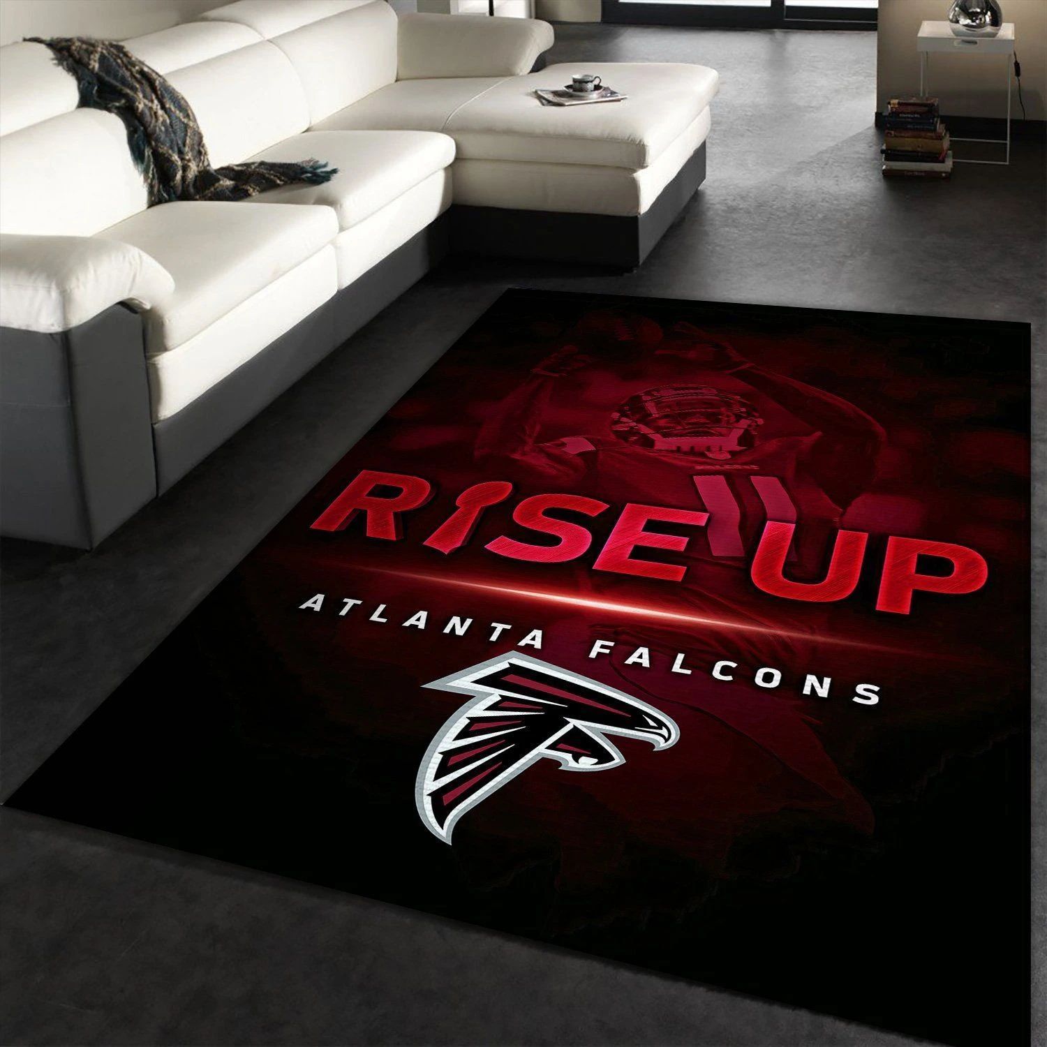 Atlanta Falcons Area Rugs Living Room Carpet Decor The US Decor - Indoor Outdoor Rugs