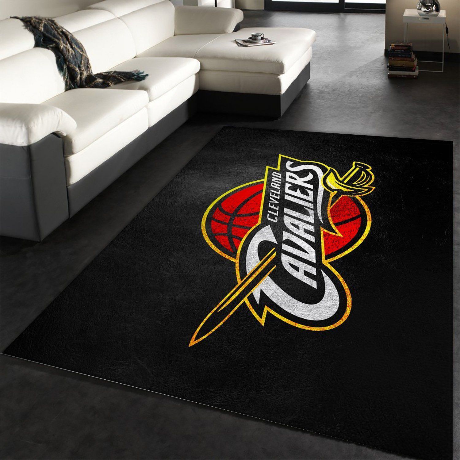 Cleveland Cavaliers Area Rug For Christmas, Living room and bedroom Rug, Christmas Gift US Decor - Indoor Outdoor Rugs