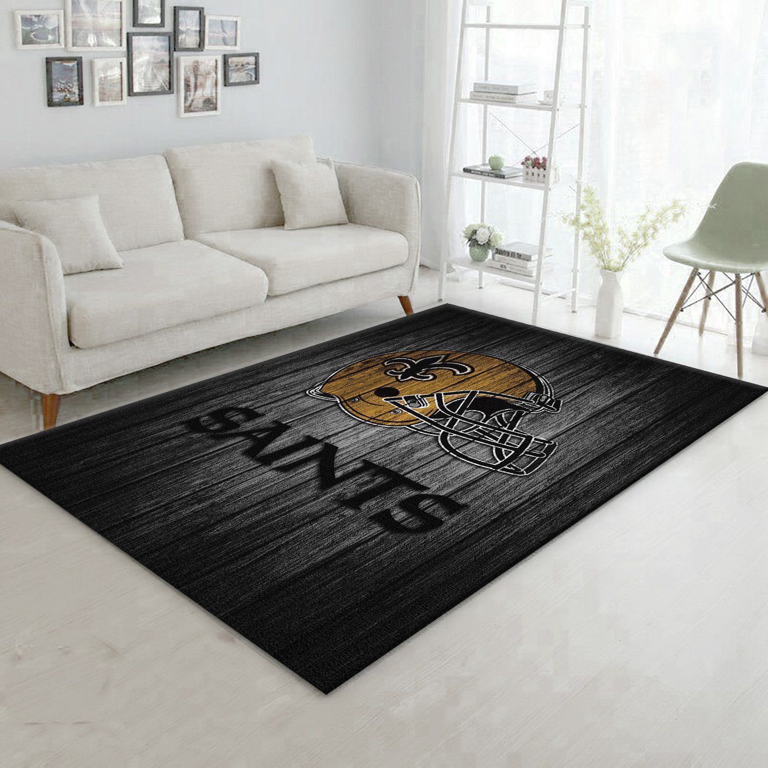 New Orleans Saints Nfl Team Rug Bedroom Rug Home US Decor - Indoor Outdoor Rugs