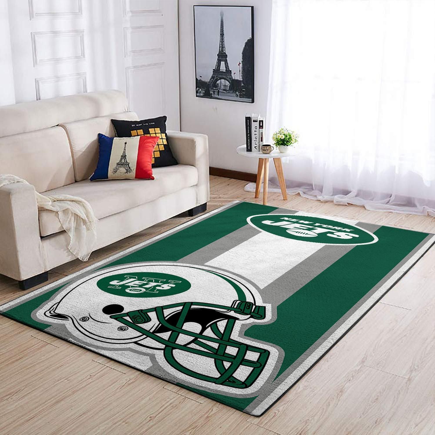 New York Jets Nfl Team Logo Helmet Nice Gift Home Decor Area Rug Rugs For Living Room Rug Home Decor - Indoor Outdoor Rugs