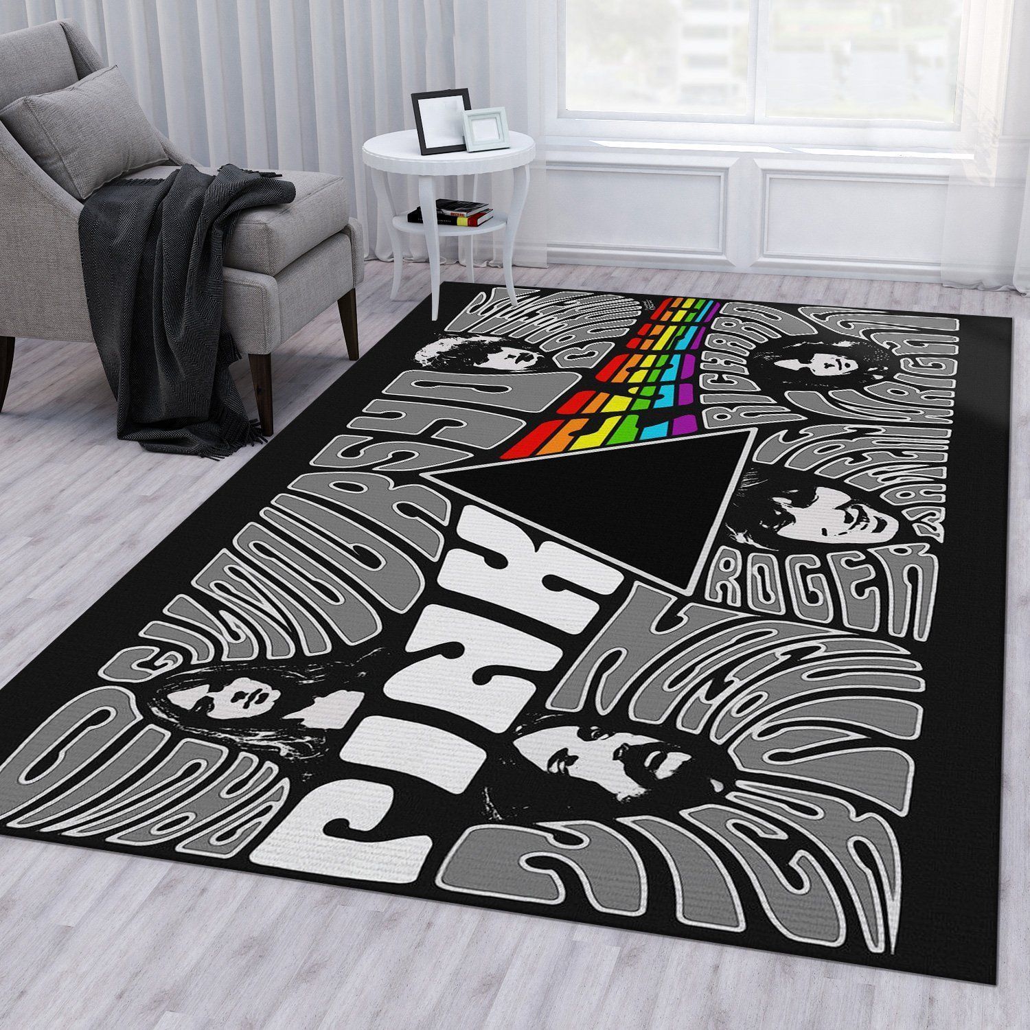 Pink Floyd Painting Area Rug For Gift Bedroom Rug Home Decor Floor Decor - Indoor Outdoor Rugs