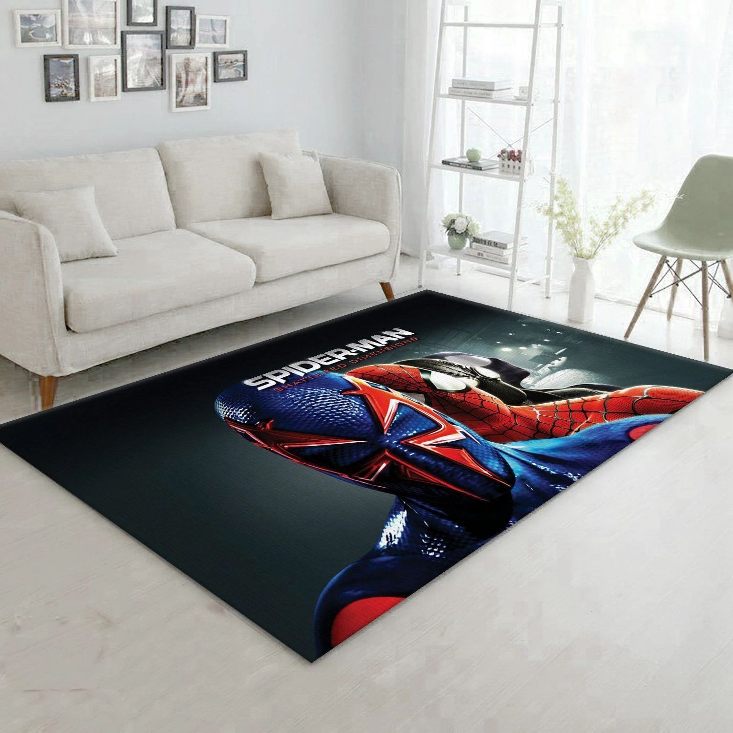 Spiderman Shattered Dimensions Rug Living Room Rug Home Decor Floor Decor - Indoor Outdoor Rugs