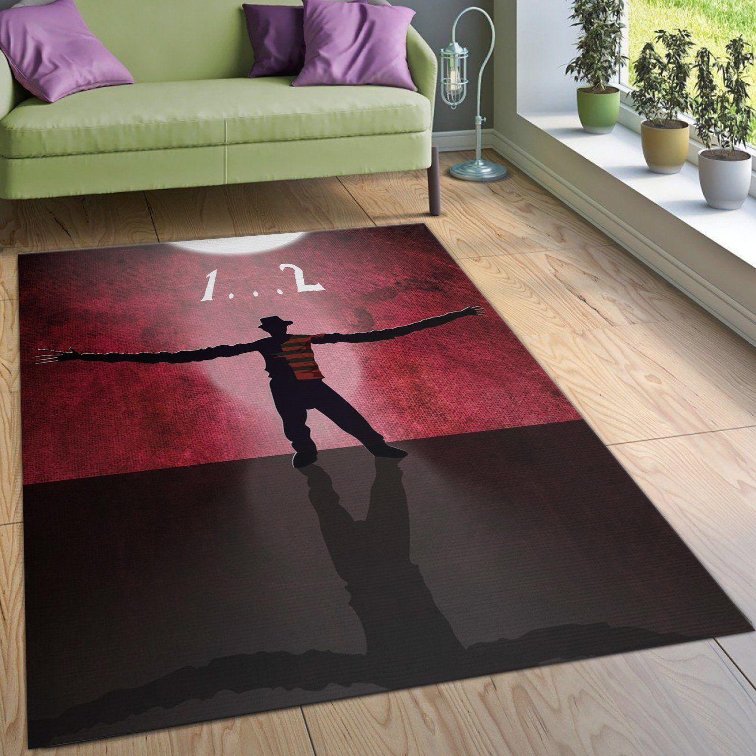 12 Freddy S Coming For You Area Rug For Gift Living Room Rug Home Decor Floor Decor - Indoor Outdoor Rugs