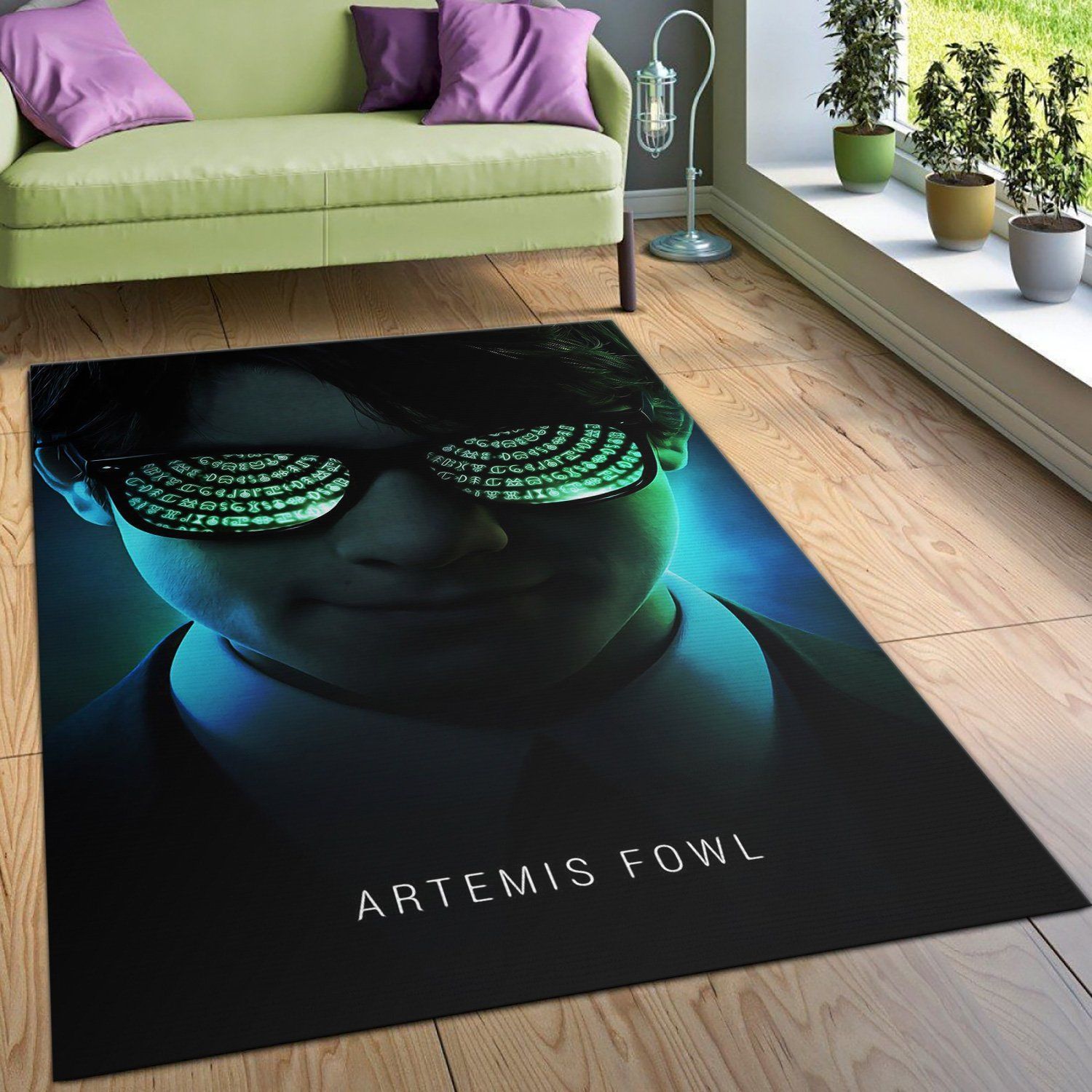 Artemis Fowl Area Rug Movie Rug Home Decor Floor Decor - Indoor Outdoor Rugs