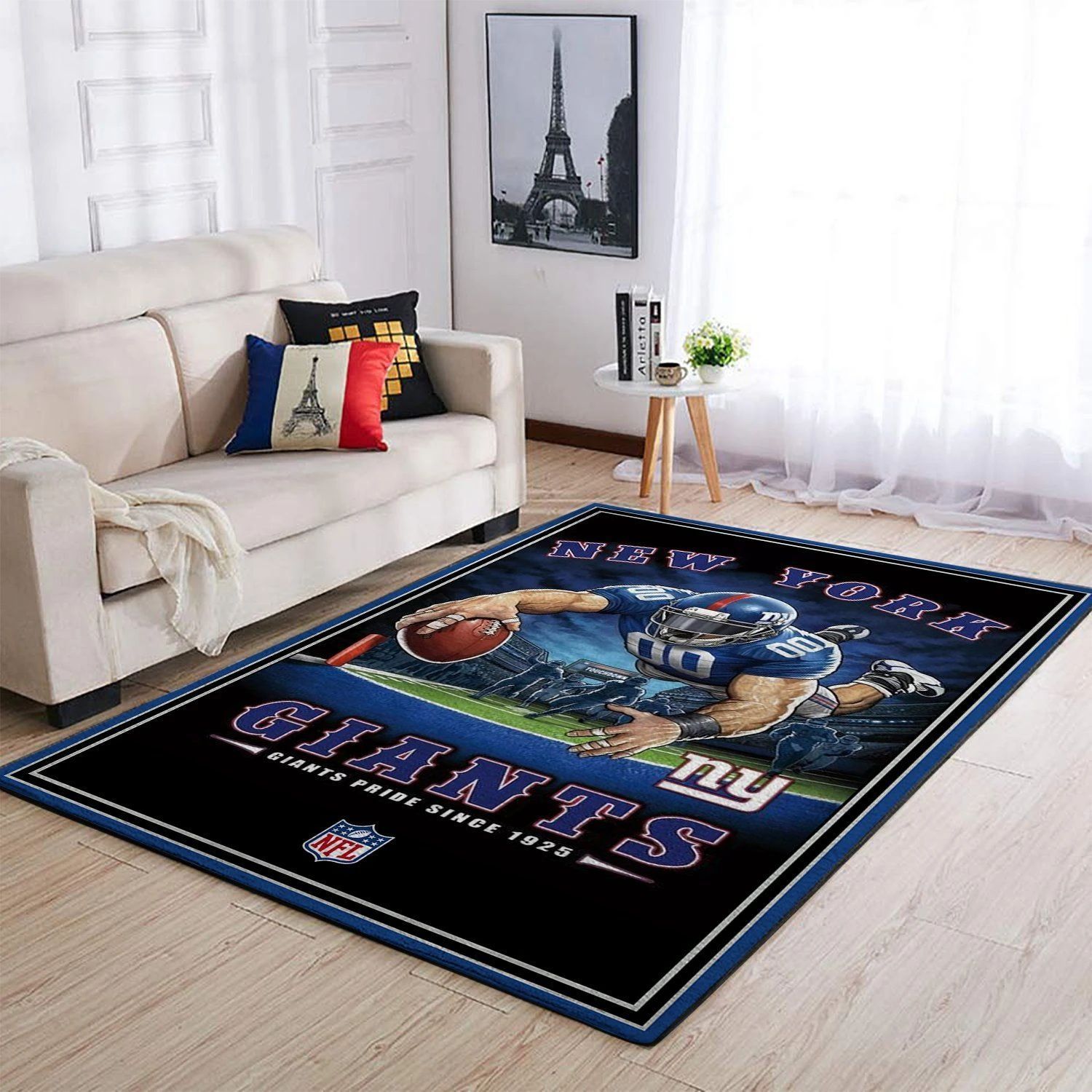 New York Giants Nfl Team Pride Nice Gift Home Decor Rectangle Area Rug - Indoor Outdoor Rugs