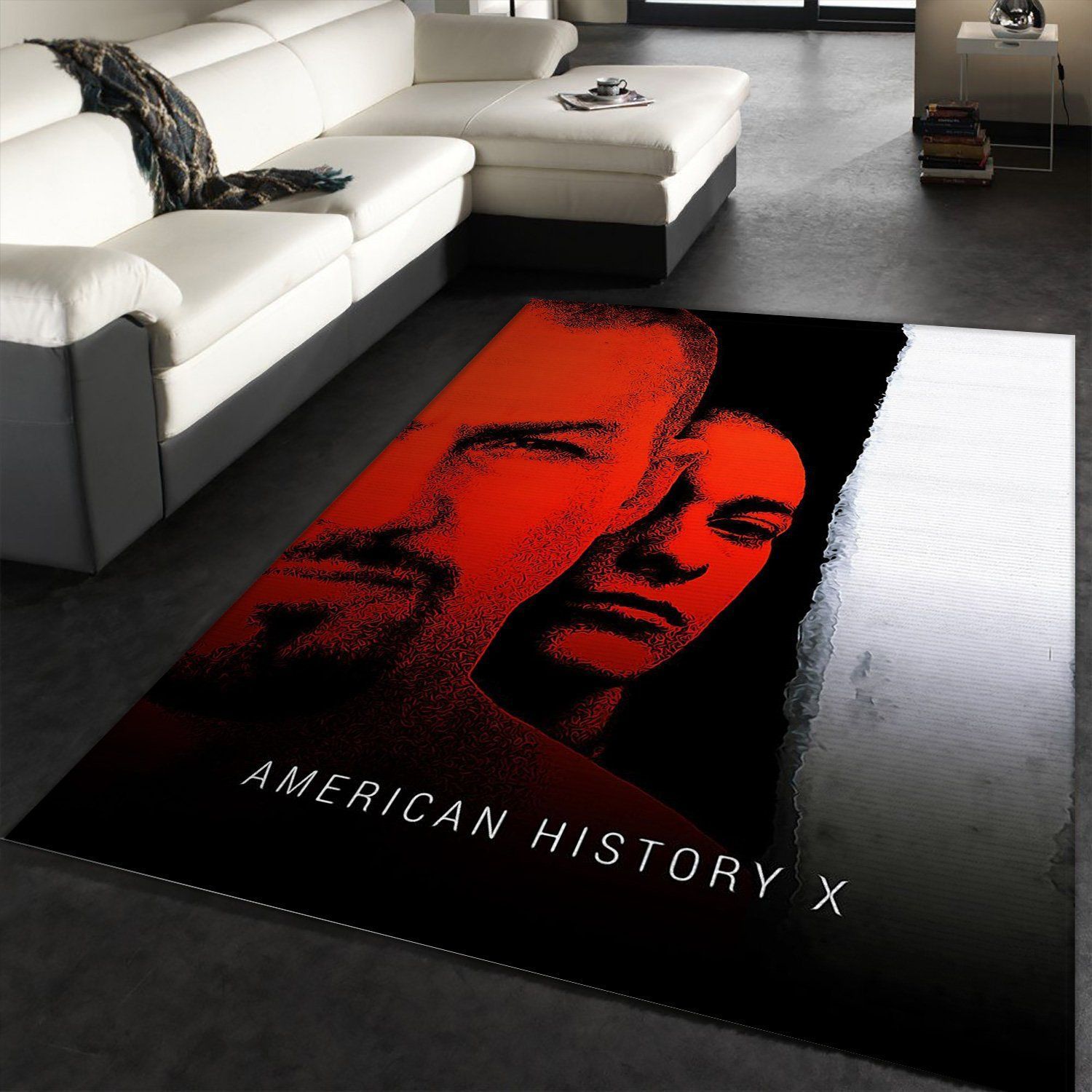 American History X Rug Art Painting Movie Rugs US Gift Decor - Indoor Outdoor Rugs