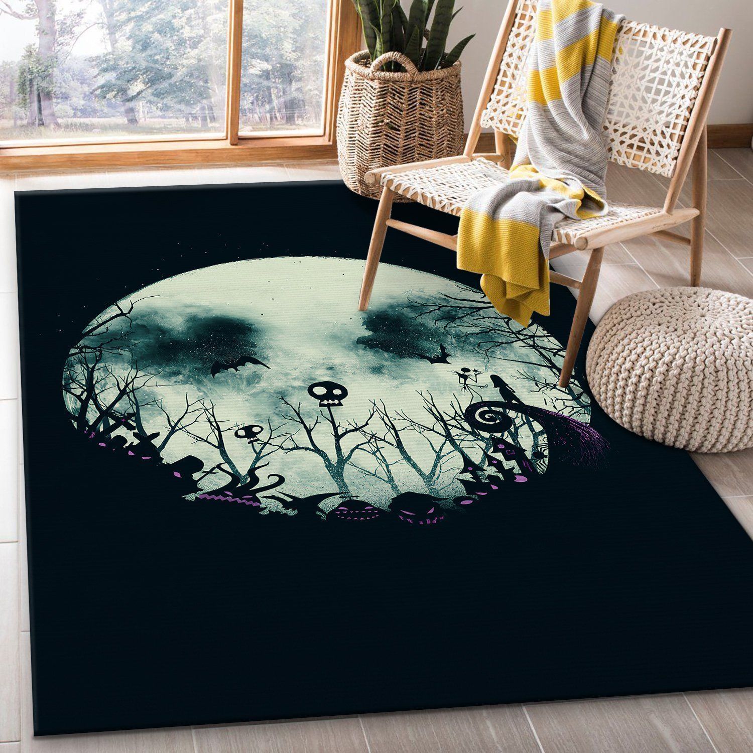 Nightmare Before Christmas Area Rug Carpet Room Area Rug Carpet Home Decor Floor Decor - Indoor Outdoor Rugs