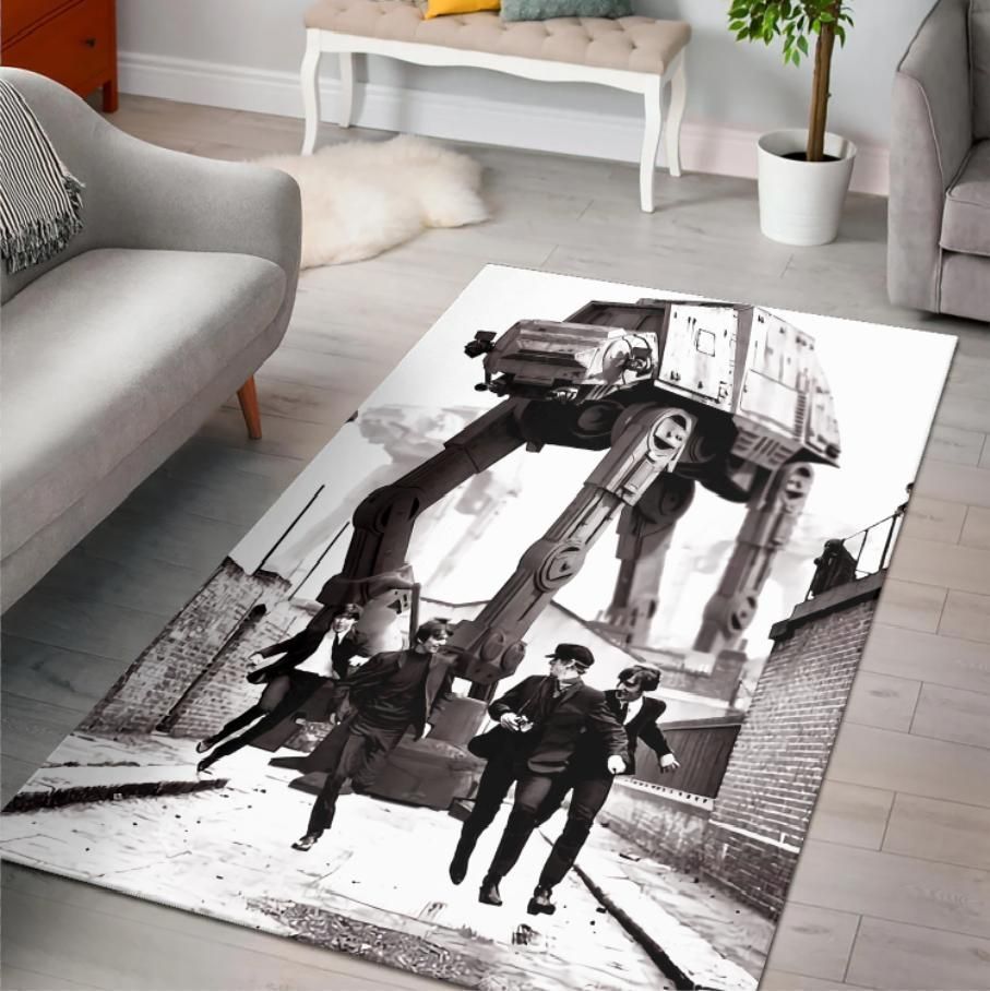 The Beatles Running Area Rug Rugs For Living Room Rug Home Decor - Indoor Outdoor Rugs