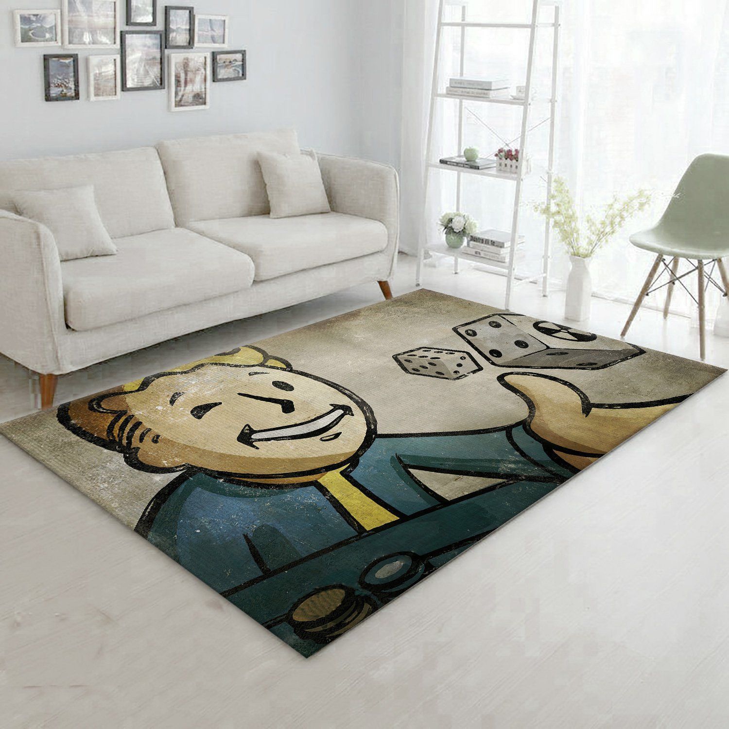 Fallout 4 FN030215 Gaming Area Rug Floor Decor The US Decor - Indoor Outdoor Rugs