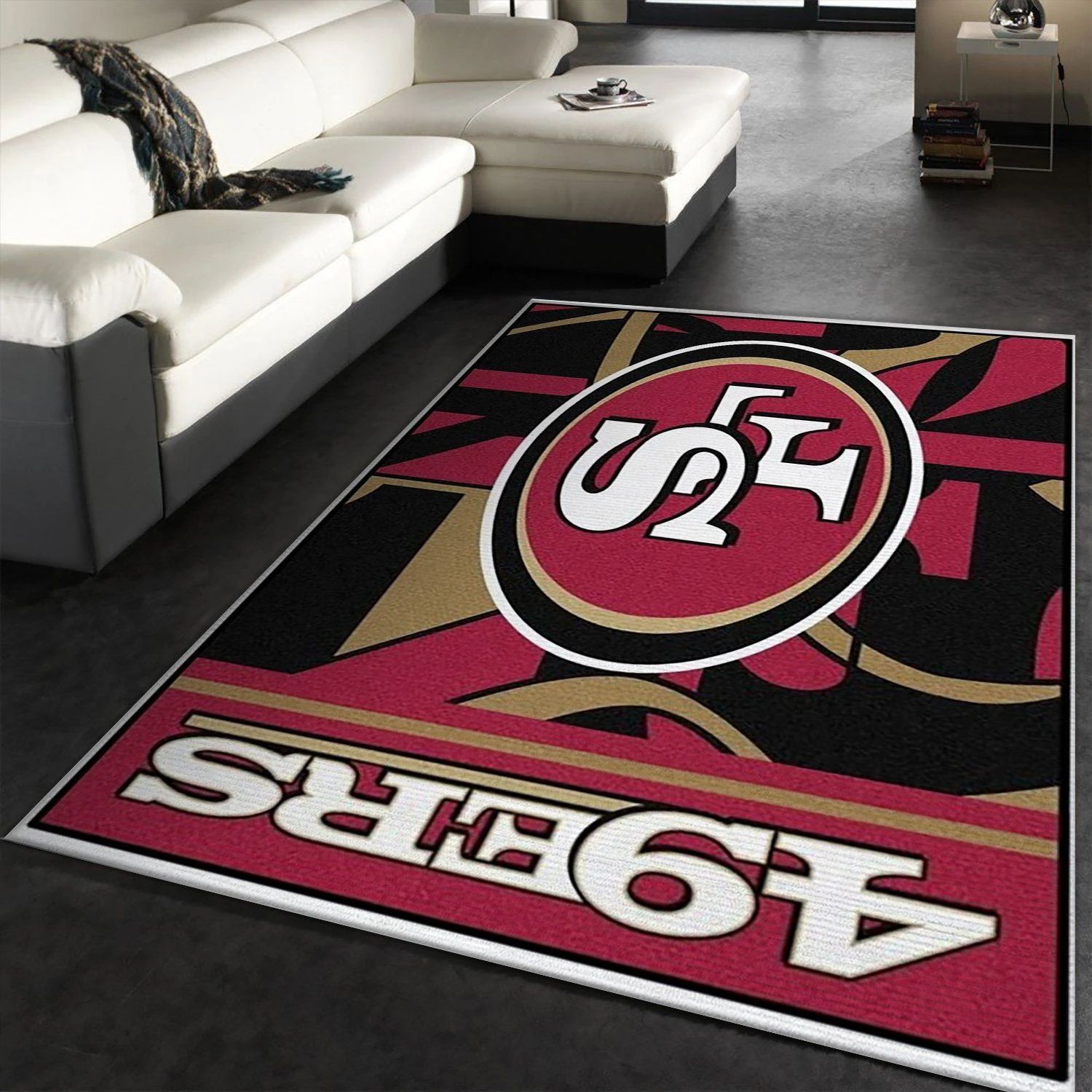 San Francisco 49ers Nfl Area Rug Carpet, Living Room Rug, Family Gift US Decor - Indoor Outdoor Rugs