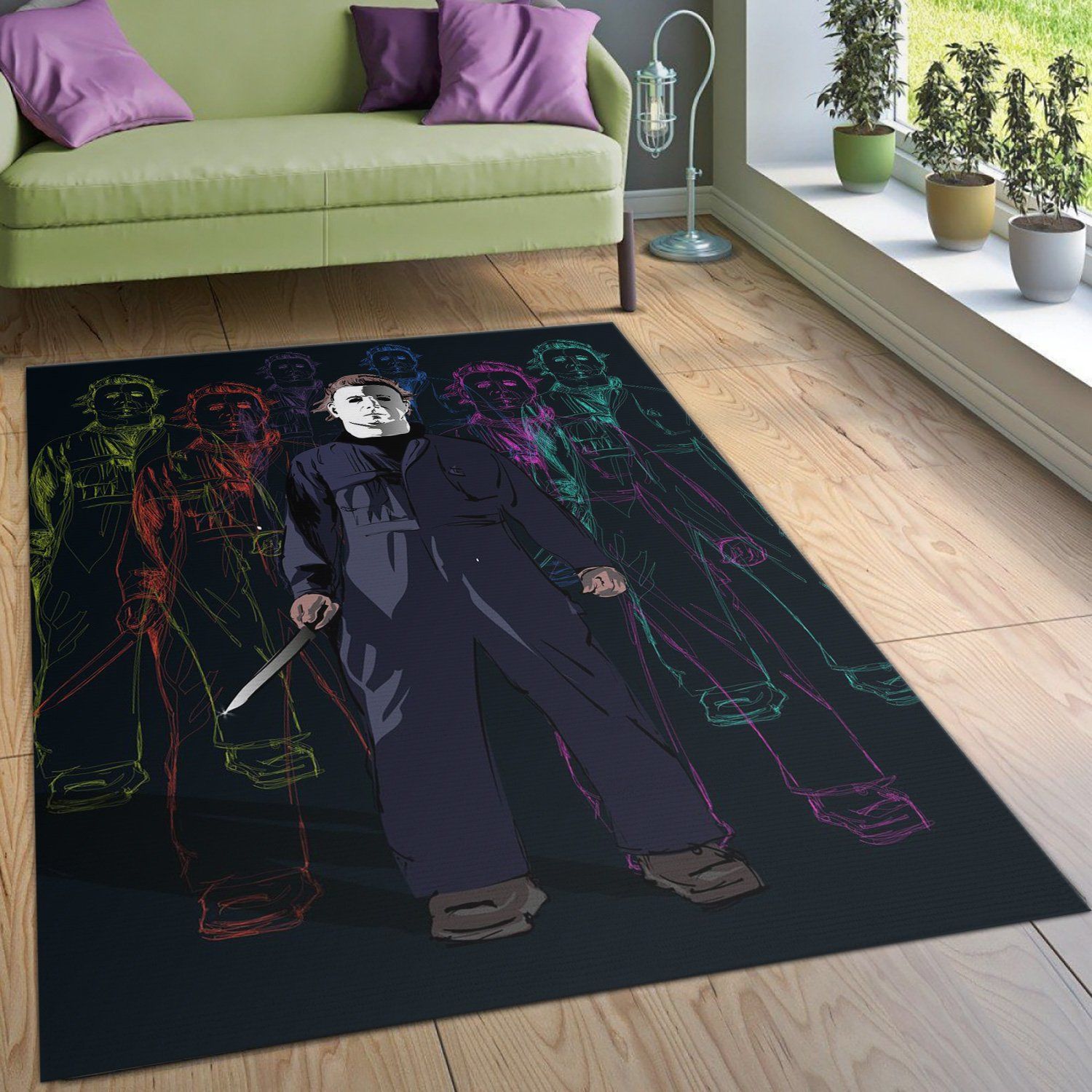 Myers Nightmare Rug Bedroom Rug Home US Decor - Indoor Outdoor Rugs