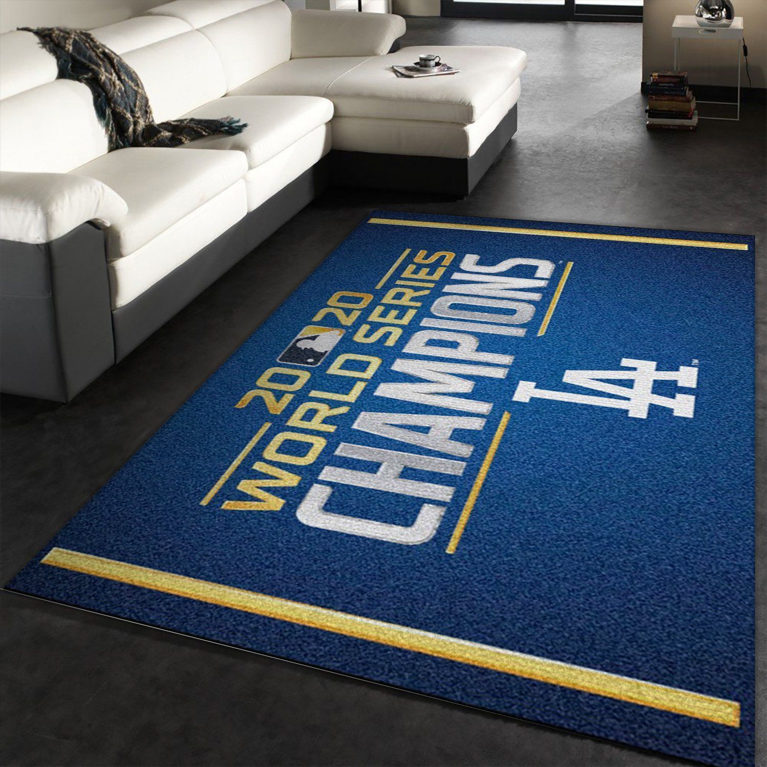 Los Angeles Dodgers 2020 World Series Champions Rug Area Rug, Living Room Rug, Home US Decor - Indoor Outdoor Rugs