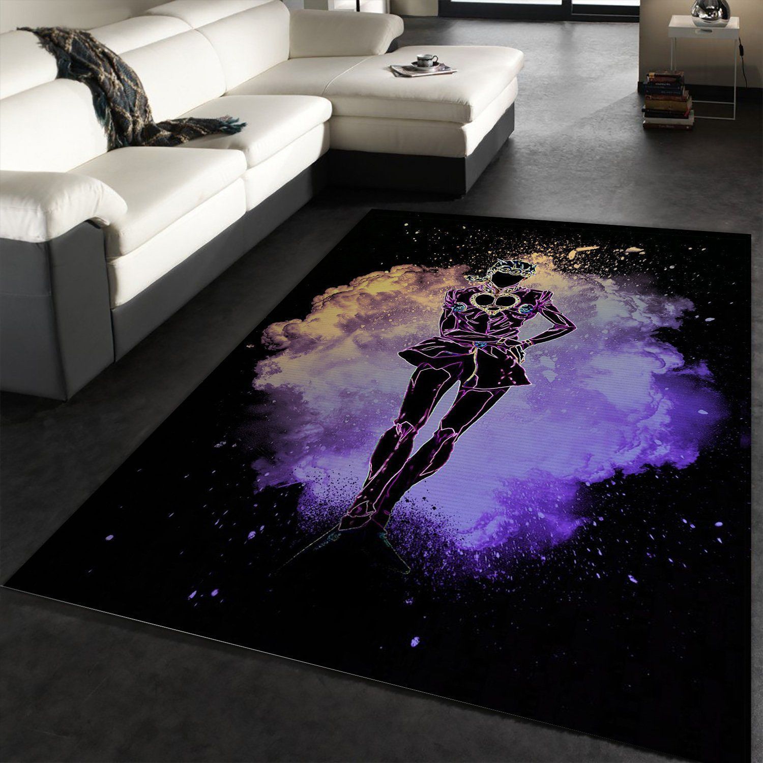 Gold Experience Soul Manga Hero Area Rug, Gift for fans, US Gift Decor - Indoor Outdoor Rugs