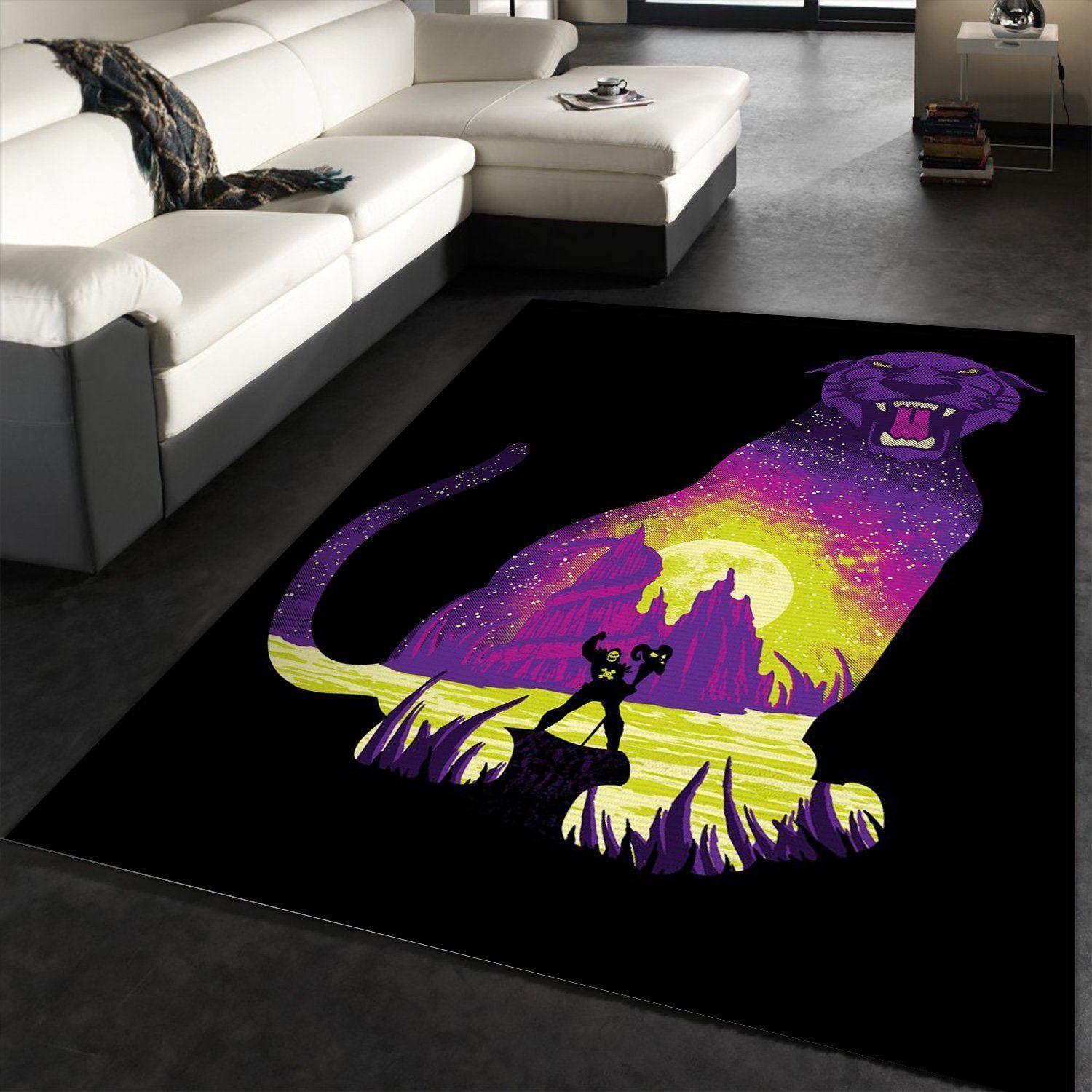 Evil Panthor Area Rug Carpet, Living Room Rug, Family Gift US Decor - Indoor Outdoor Rugs