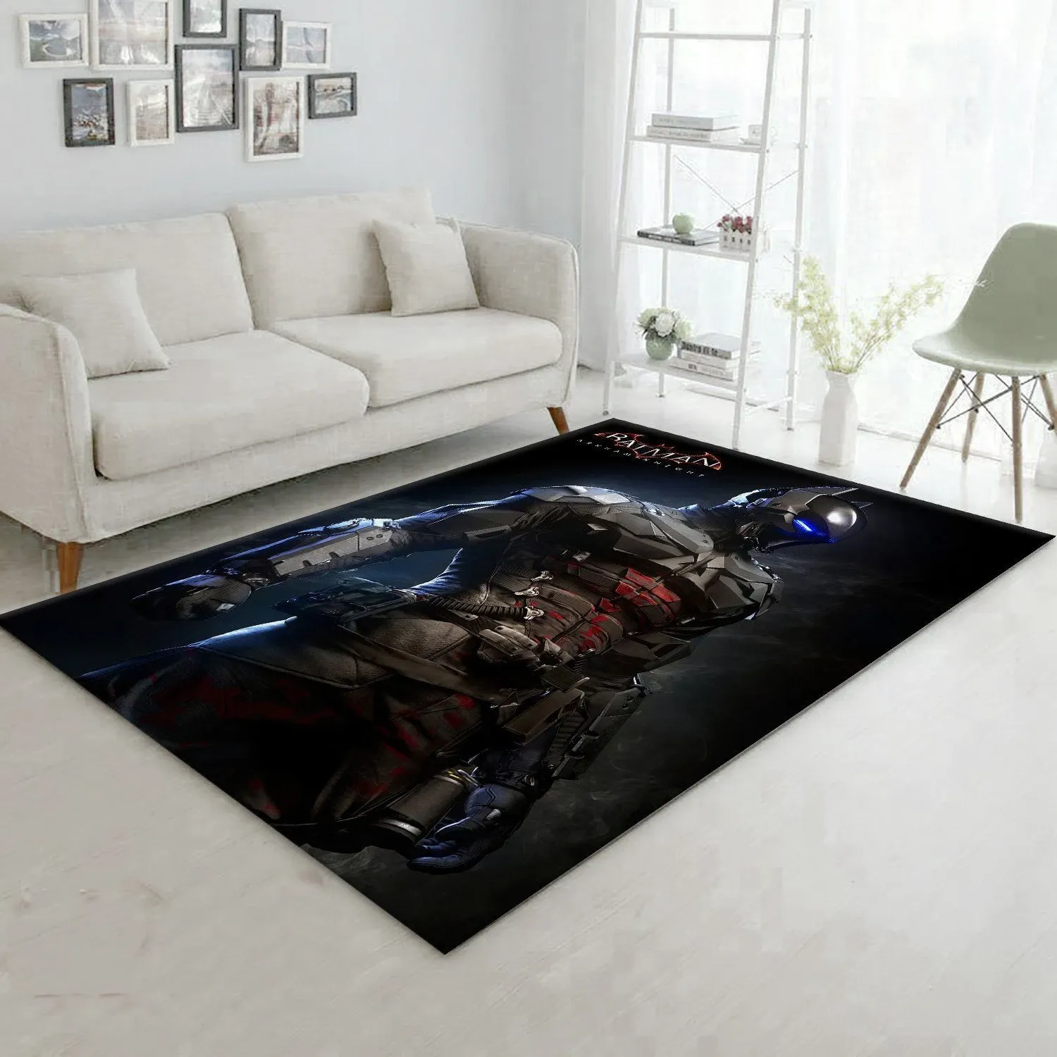 Batman Arkham Knight Gaming Collection Area Rugs Living Room Carpet Floor Decor - Indoor Outdoor Rugs