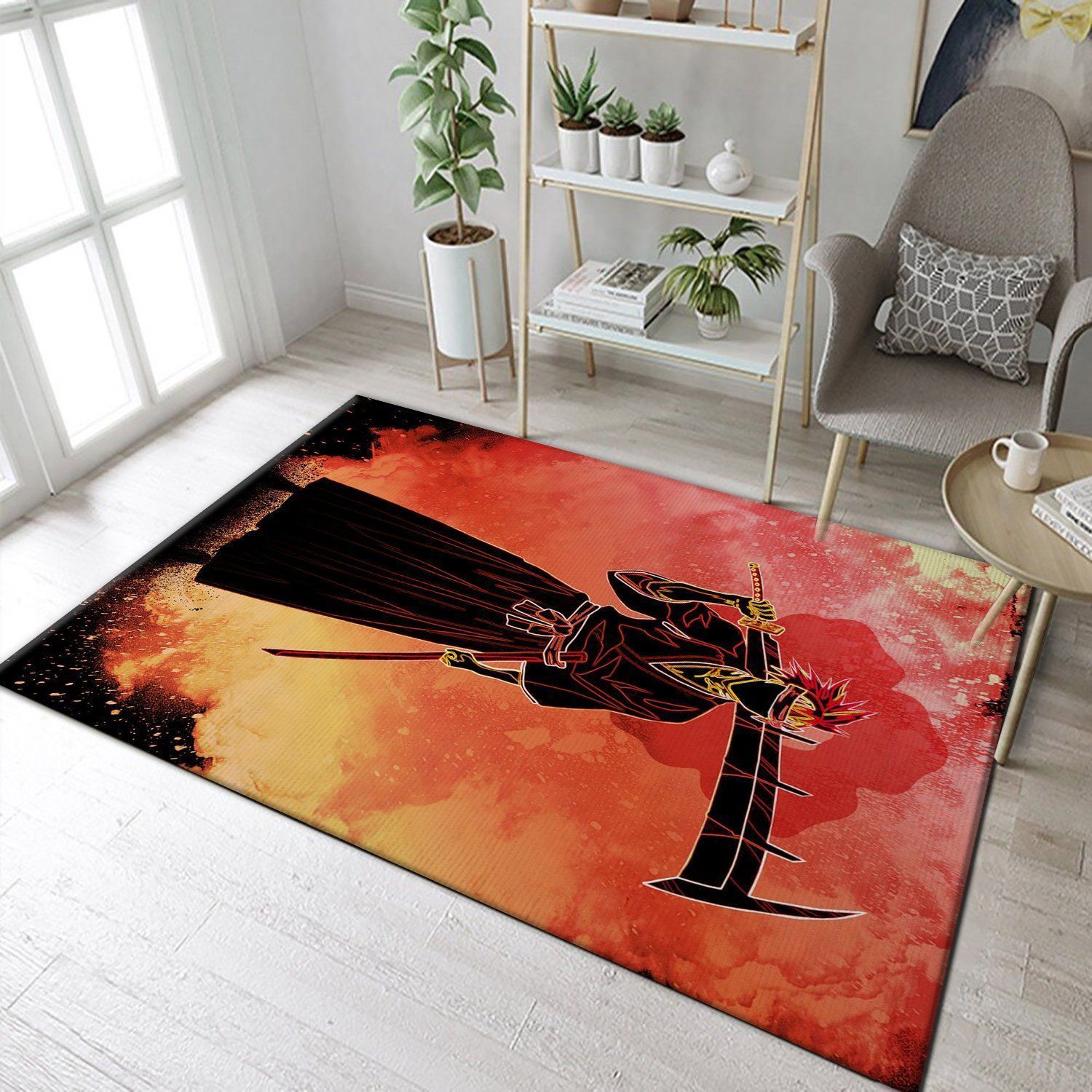 Soul Of The Lieut 6th Div Anime Hero Area Rug, Bedroom, Family Gift US Decor - Indoor Outdoor Rugs