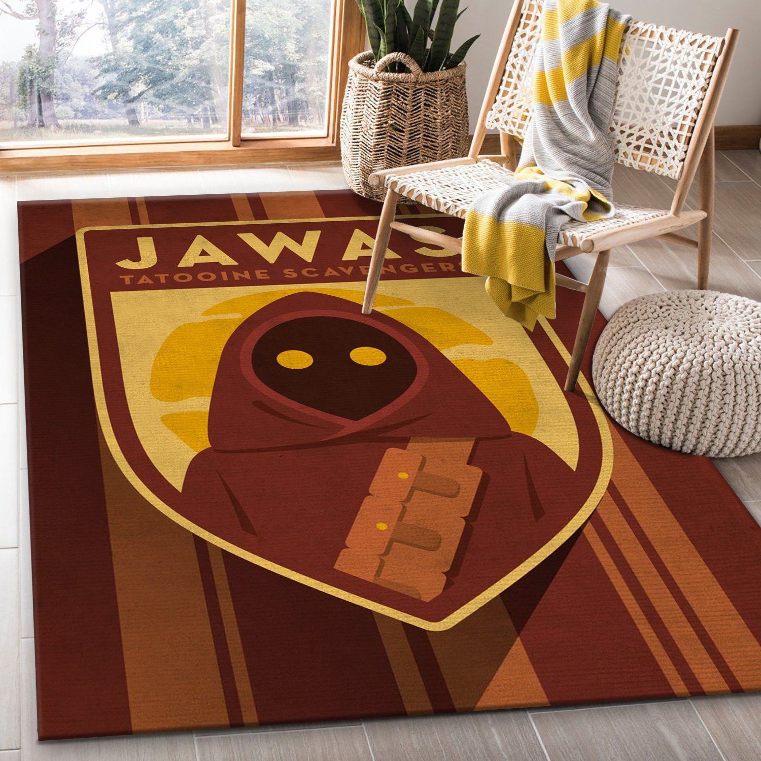 Jawas Star Wars Movie Rug Star Wars Badges Arts Rug US Gift Decor - Indoor Outdoor Rugs