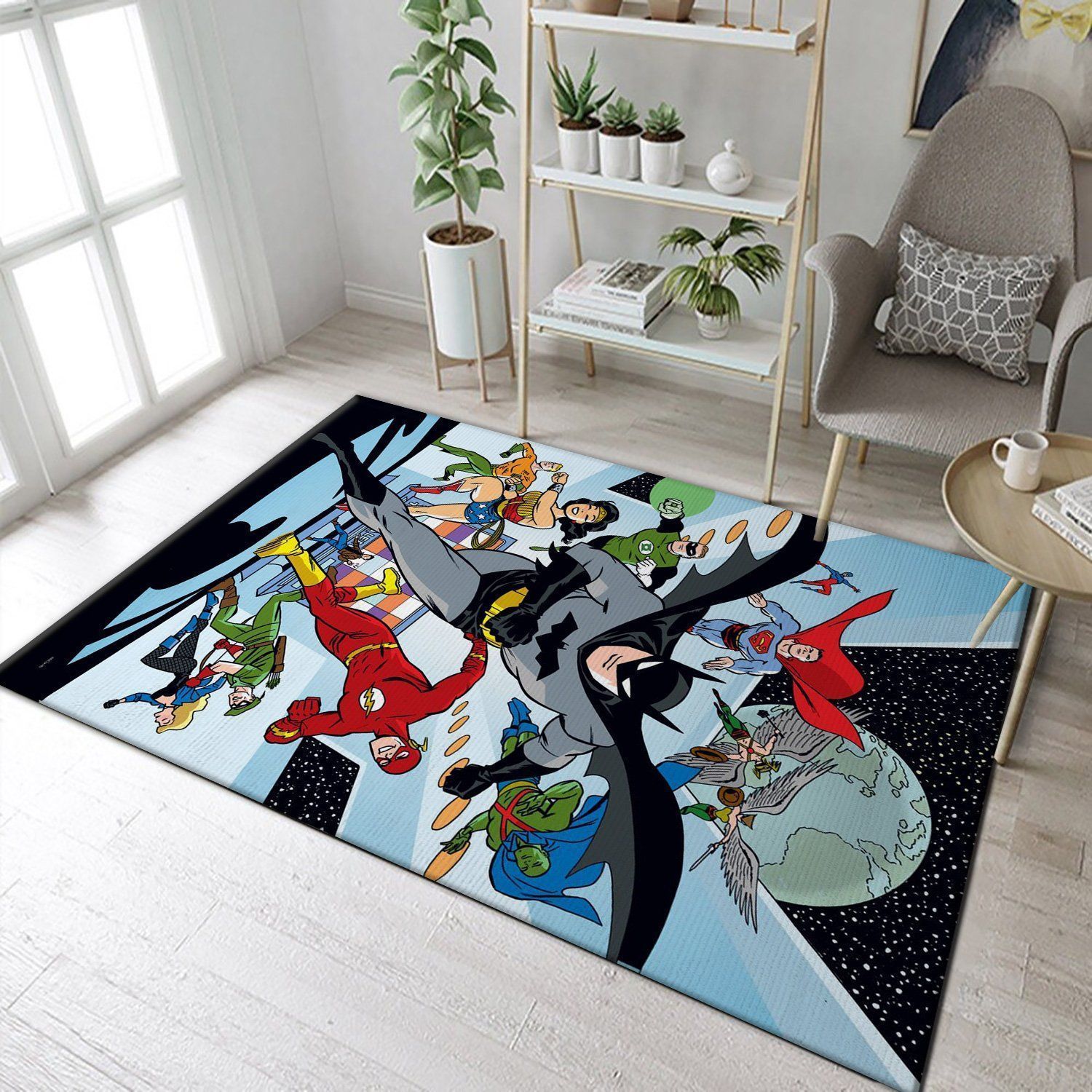 League Of Heroes By Darwyn Cooke Area Rug For Christmas, Kitchen Rug, US Gift Decor - Indoor Outdoor Rugs