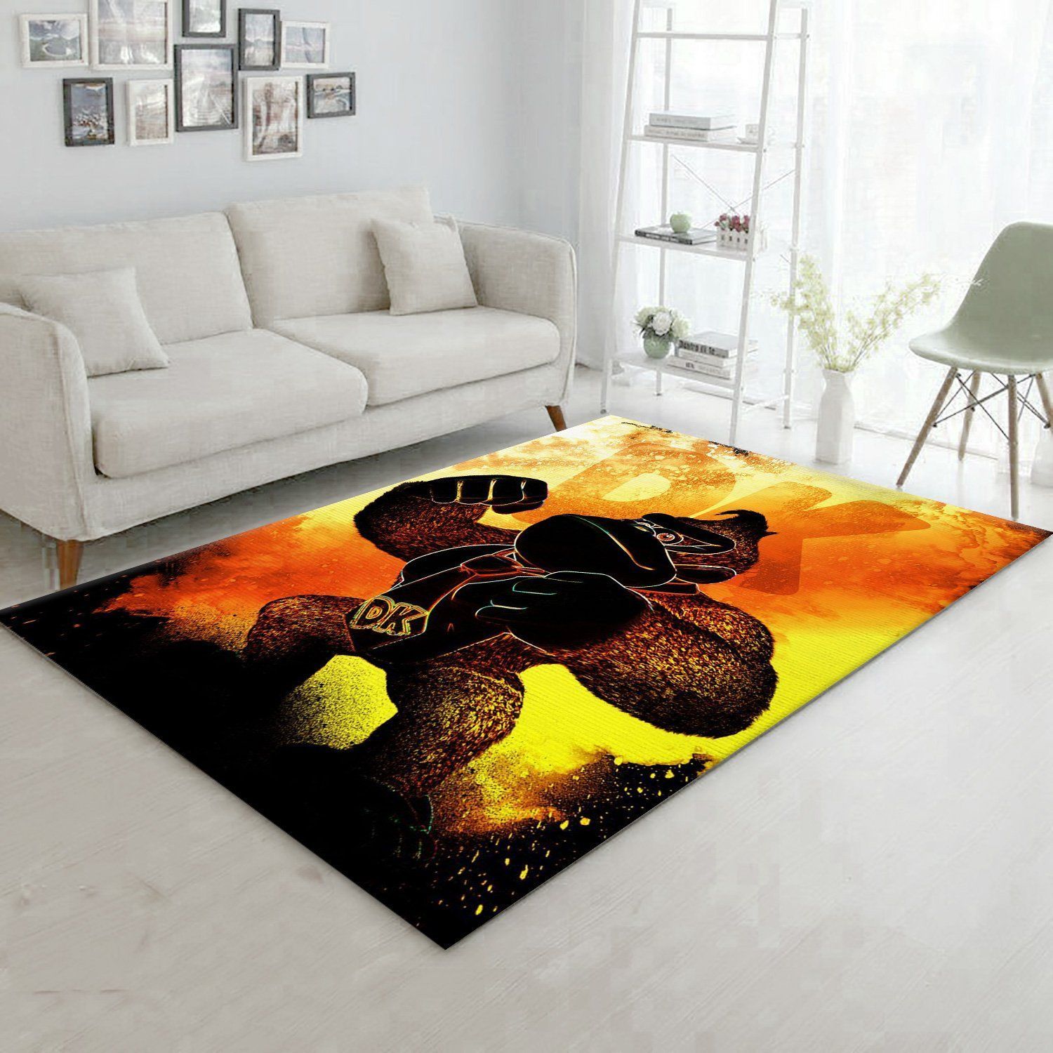 Soul Of The Gorilla Manga Hero Area Rug, Bedroom, Christmas Gift US Decor - Indoor Outdoor Rugs