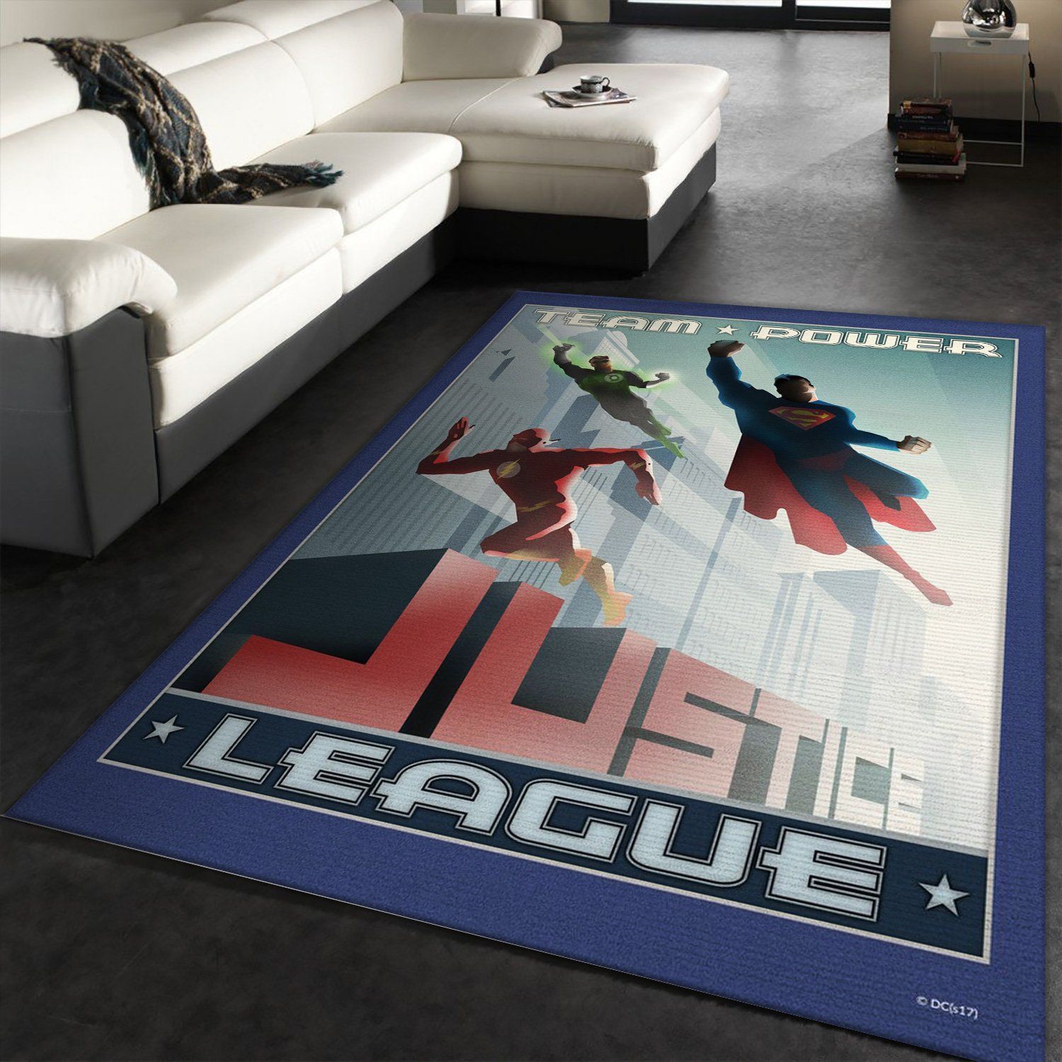 Team Power Area Rug Carpet, Living Room Rug, Home Decor Floor Decor - Indoor Outdoor Rugs