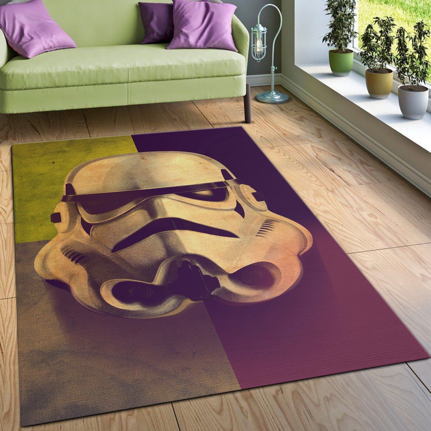 Sepia Star War Area Rug, Living Room Rug, Home US Decor - Indoor Outdoor Rugs