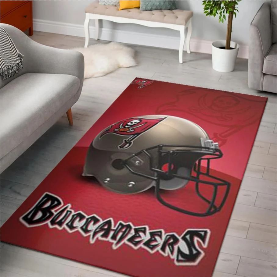 Nfl Team Tampa Bay Buccaneers Home Decor Area Rug Rugs For Living Room Rug Home Decor - Indoor Outdoor Rugs