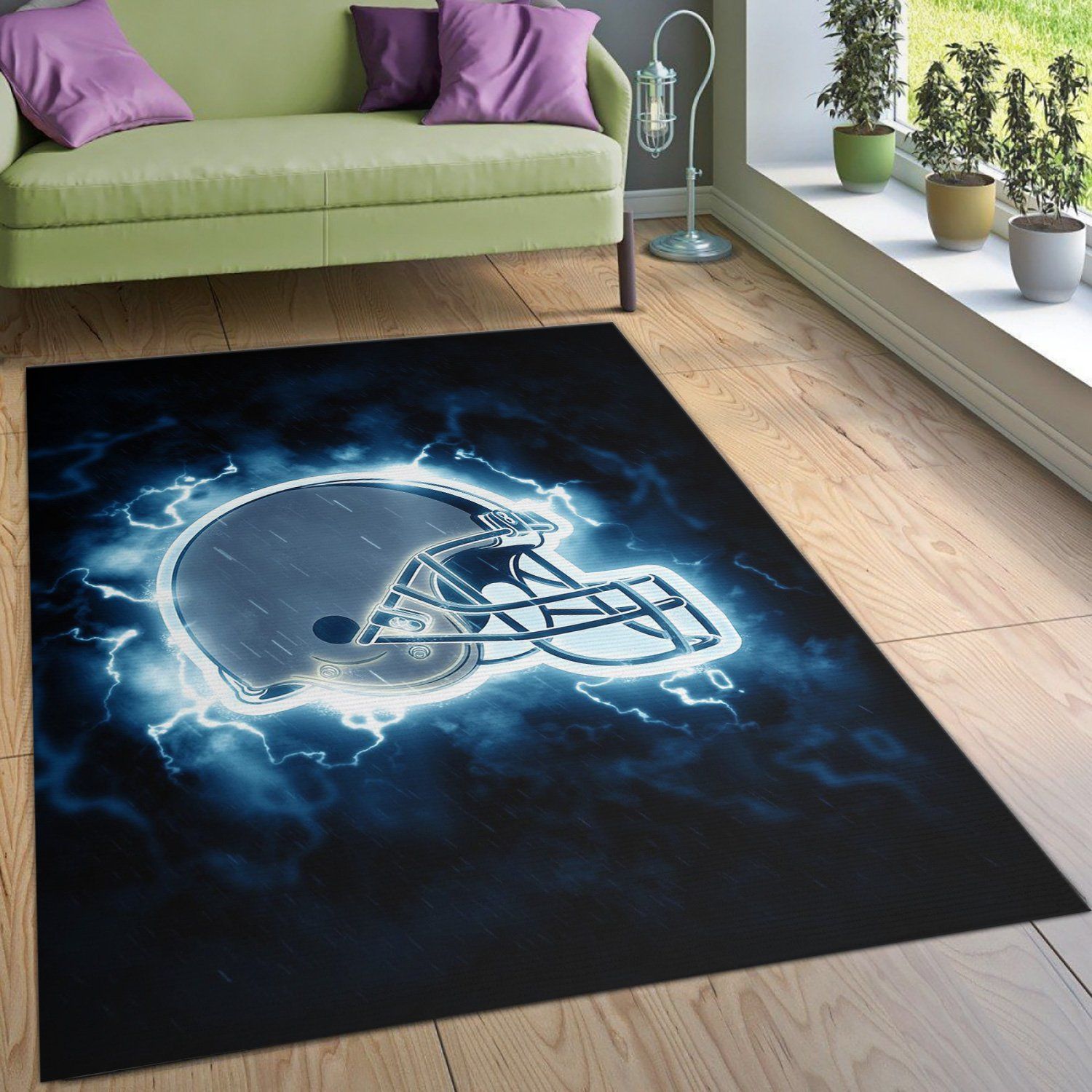 Cleveland Browns NFL Area Rug Bedroom Rug Home US Decor - Indoor Outdoor Rugs